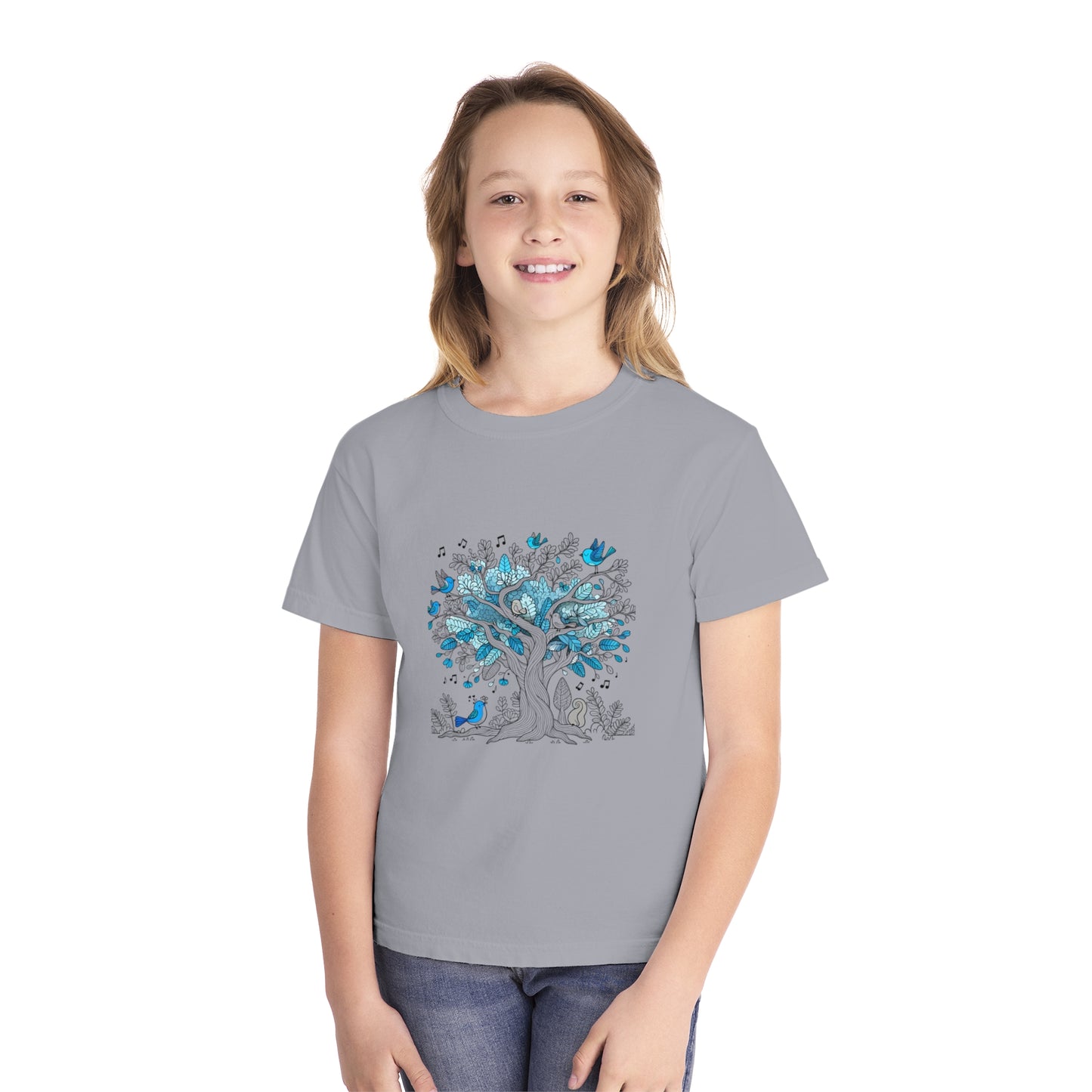 Whimsical tree Youth Midweight Tee - Psychonaut Swag