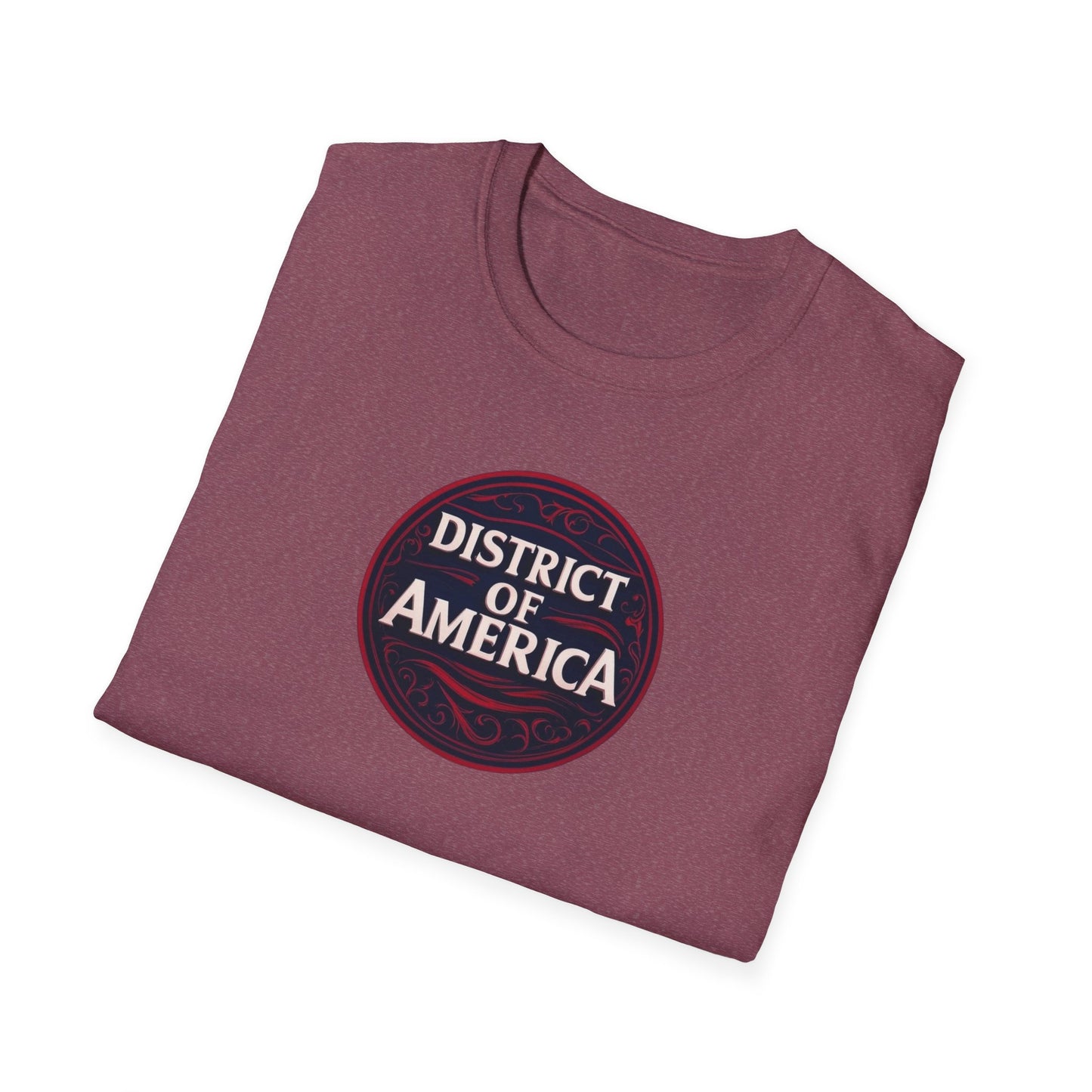 District of America, Washington DA, Unisex Softstyle T-Shirt - Psychonaut Swag