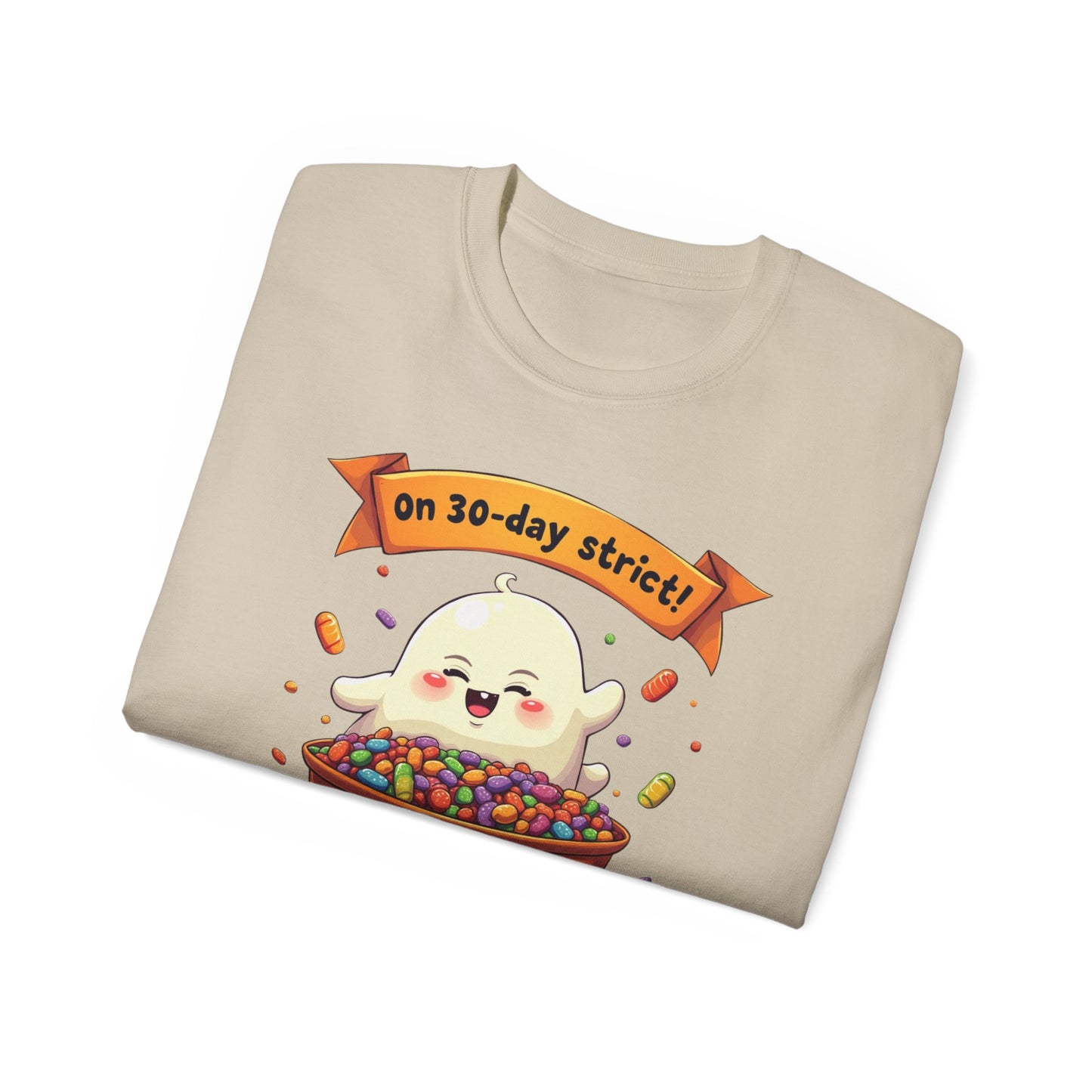 Funny Halloween Diet, Unisex Tee, Cute Ghost Humor Shirt, Gift for Halloween Lovers, Halloween Diet T-Shirt, Spooky Season Apparel