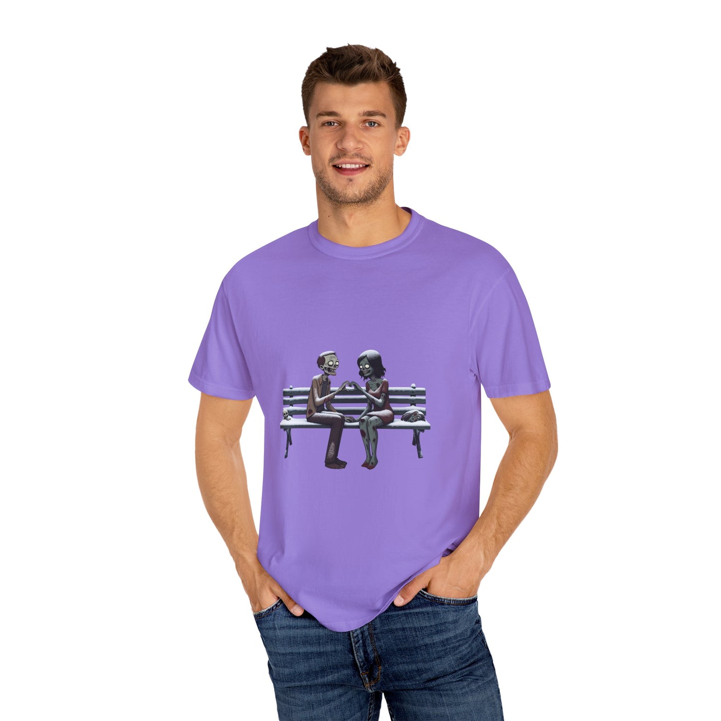 Park bench, Unisex Garment-Dyed T-shirt