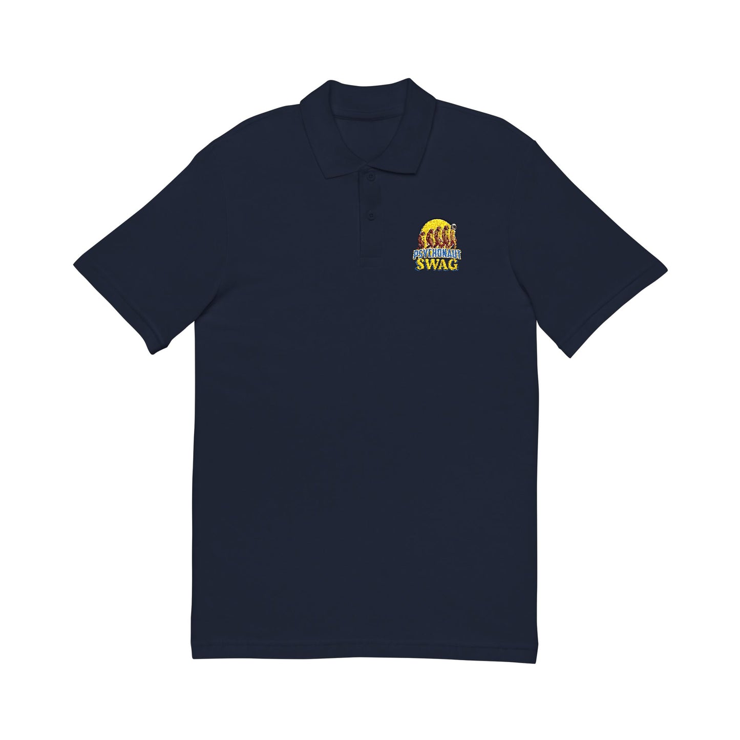 Psychonaut swag small biz, Polo Shirt - Casual Wear, Gift for Him/Her, Summer Fashion, Office Attire, Weekend Style