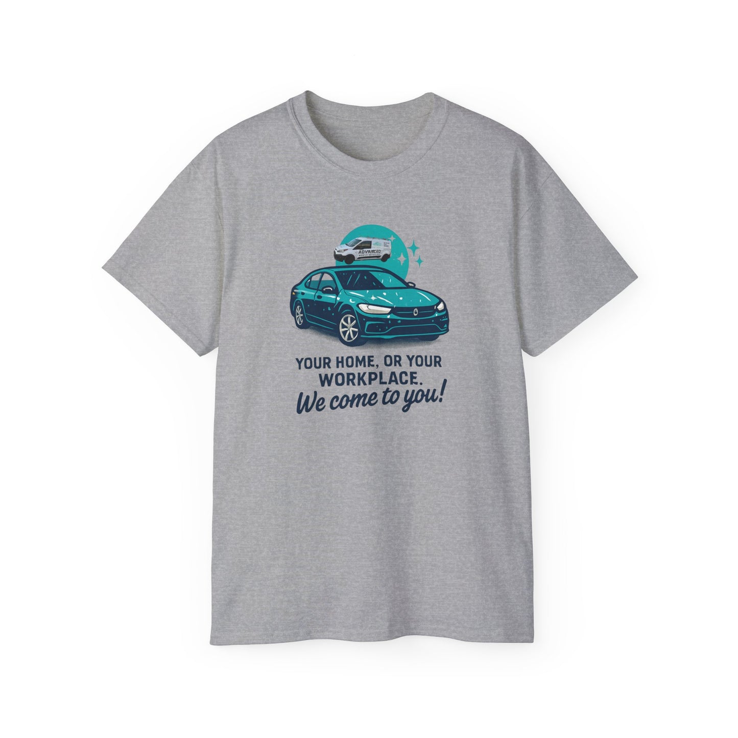 Advanced Car Service Humor Tee, Funny T-Shirt for Mechanics, Auto Enthusiasts, Gift for Dad, Car Lover Apparel, Perfect for Birthdays