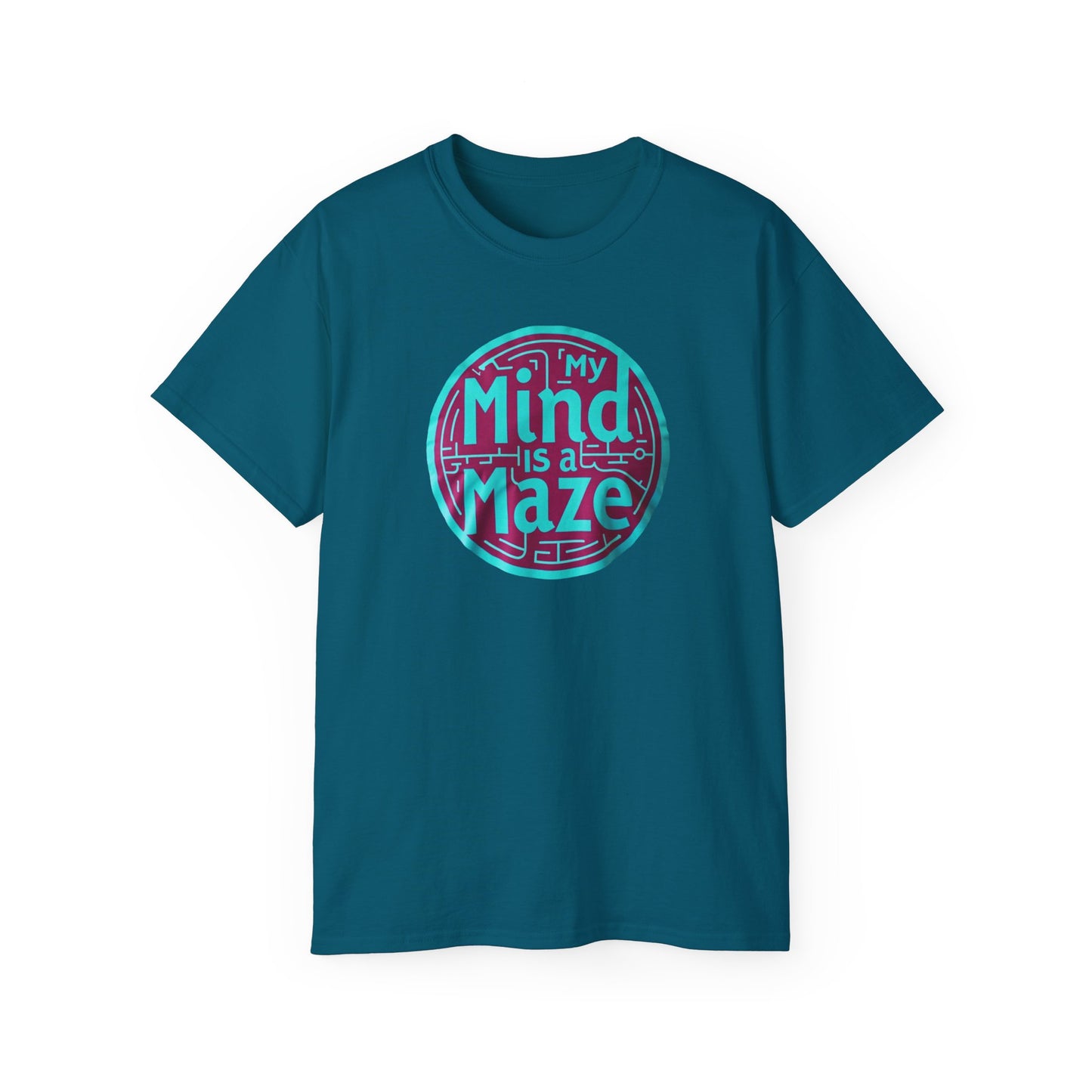 Mind is a Maze Unisex Ultra Cotton Tee - Creative and Thoughtful Shirt - Psychonaut Swag