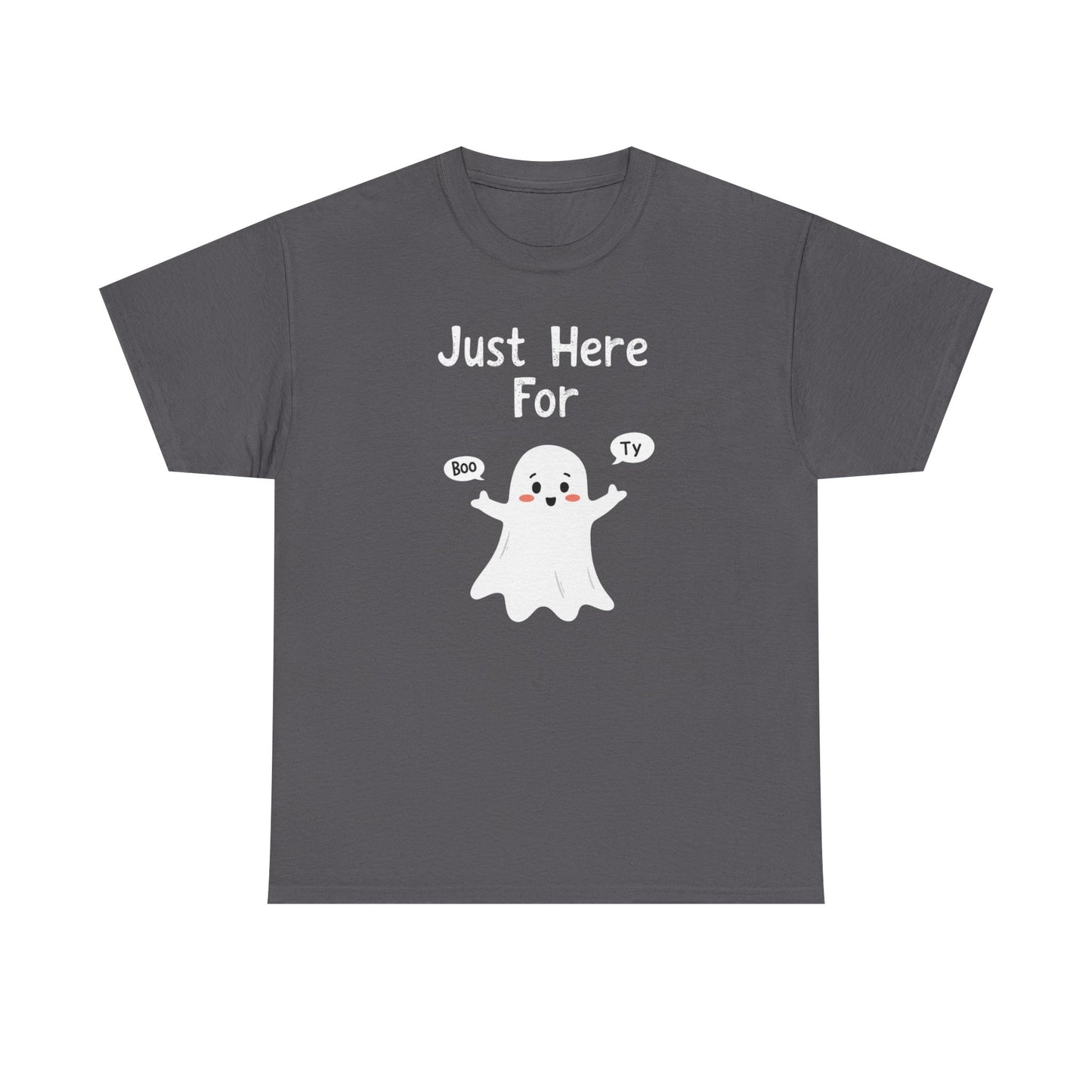 Cute Boo, Unisex Heavy Cotton Tee - Perfect for Self-Love, Gift, Casual Wear, Birthdays, or Relaxation