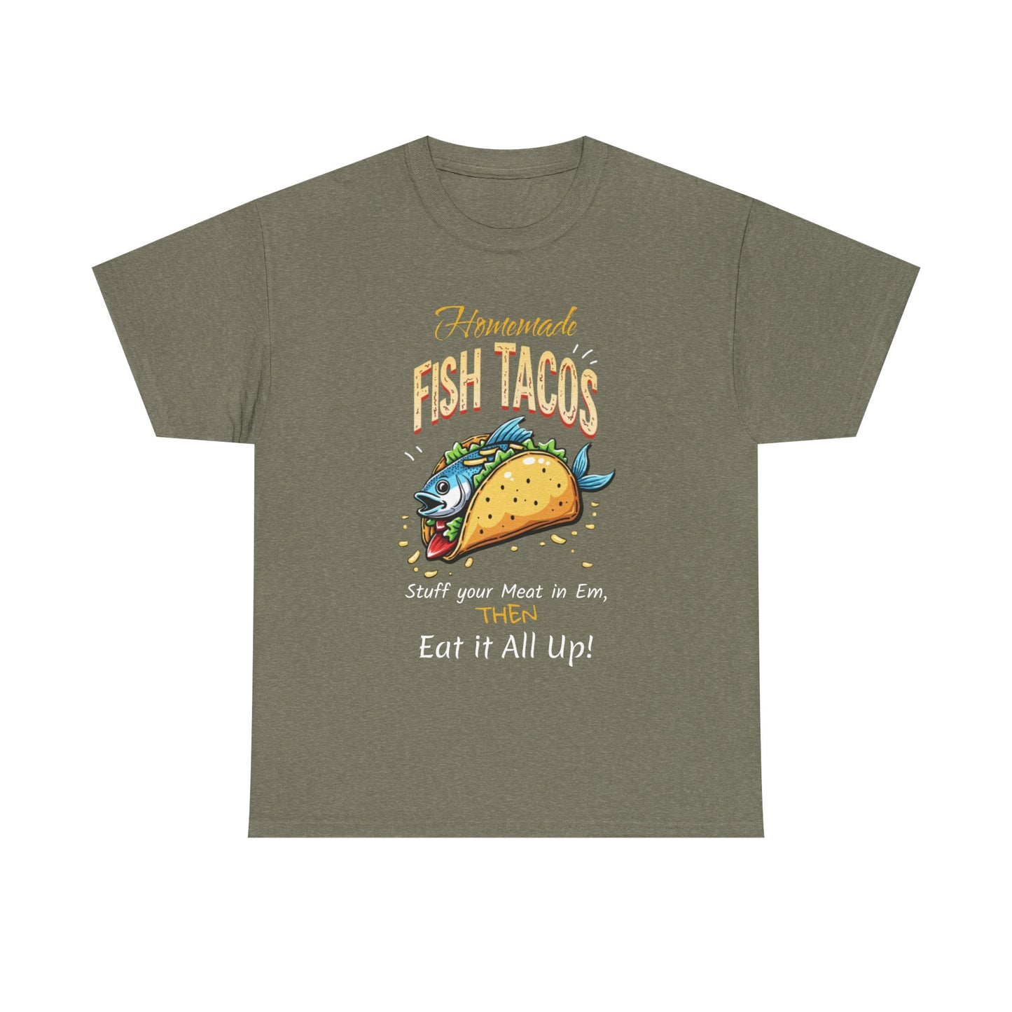 Fish Tacos Unisex Cotton Tee - Perfect for Food Lovers & Taco Tuesday - Psychonaut Swag