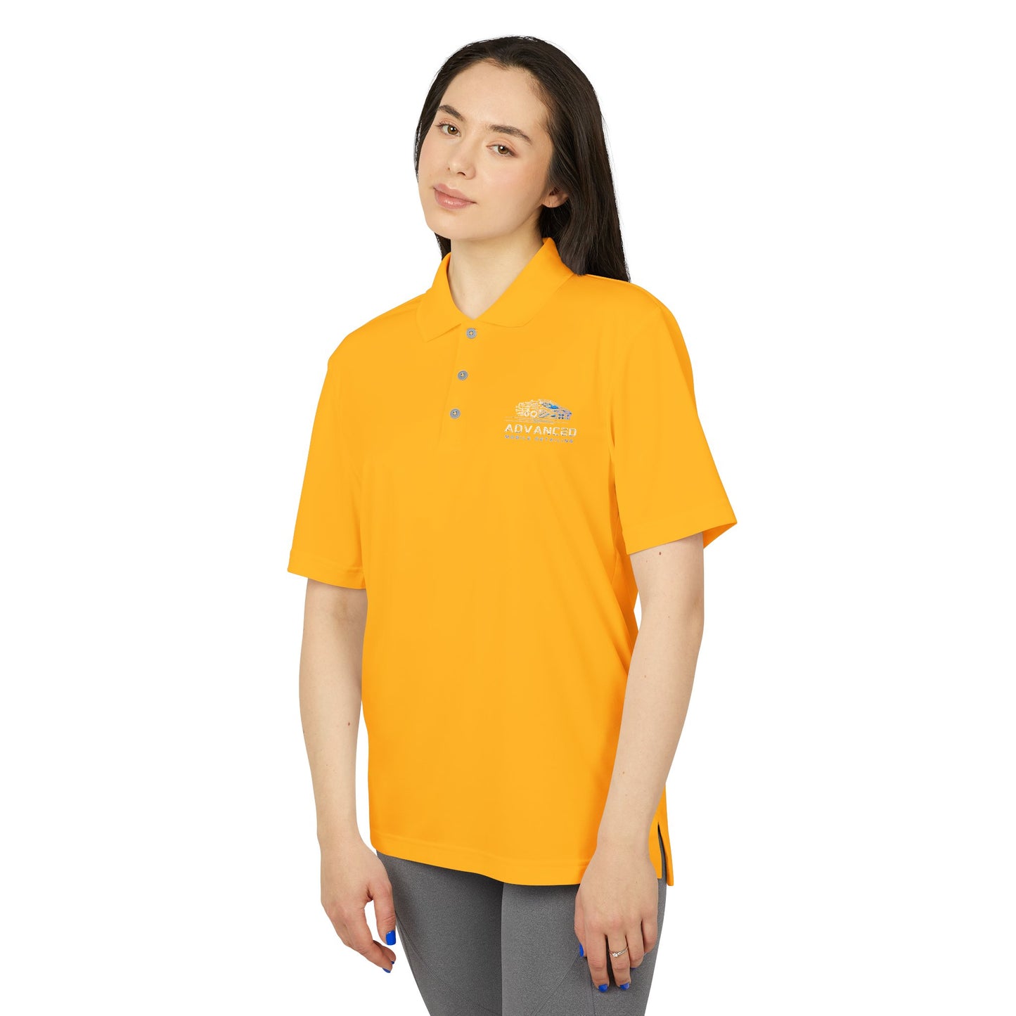 Advanced Mobile, adidasPolo, Athletic Wear, Casual Outing, Sports Gift, Summer Apparel, Team Uniform, Comfortable Fit