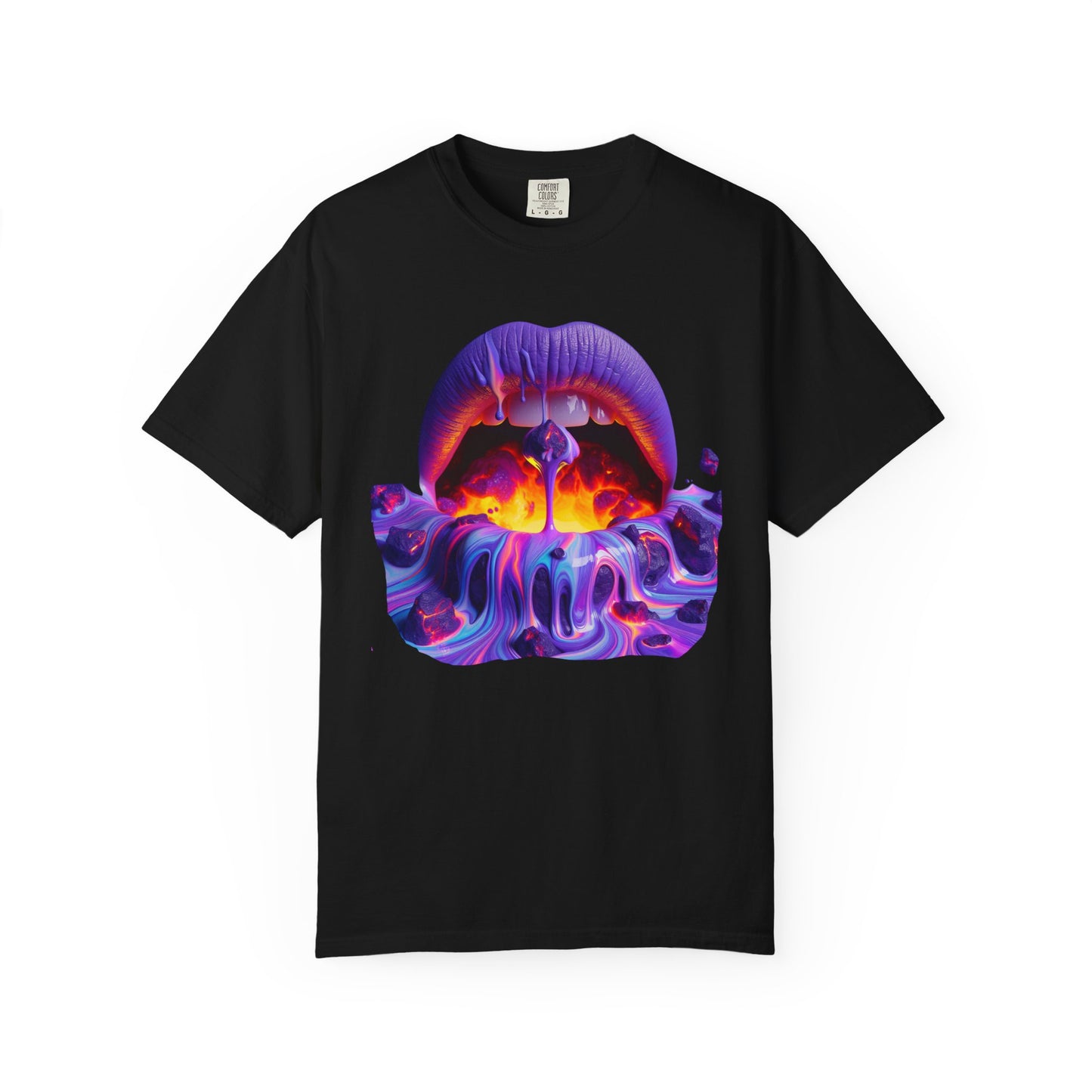 Lava Lips, Unisex Garment-Dyed T-shirt