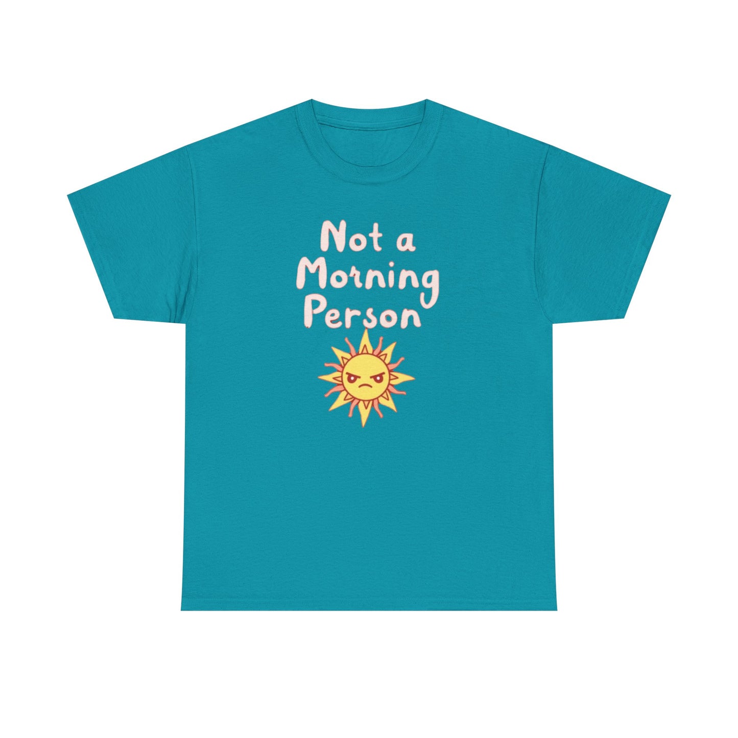 Not a Morning Person, Unisex Cotton T-Shirt, Fun Apparel for Kids and Adults, Perfect Gift for Birthdays and Celebrations - Psychonaut Swag