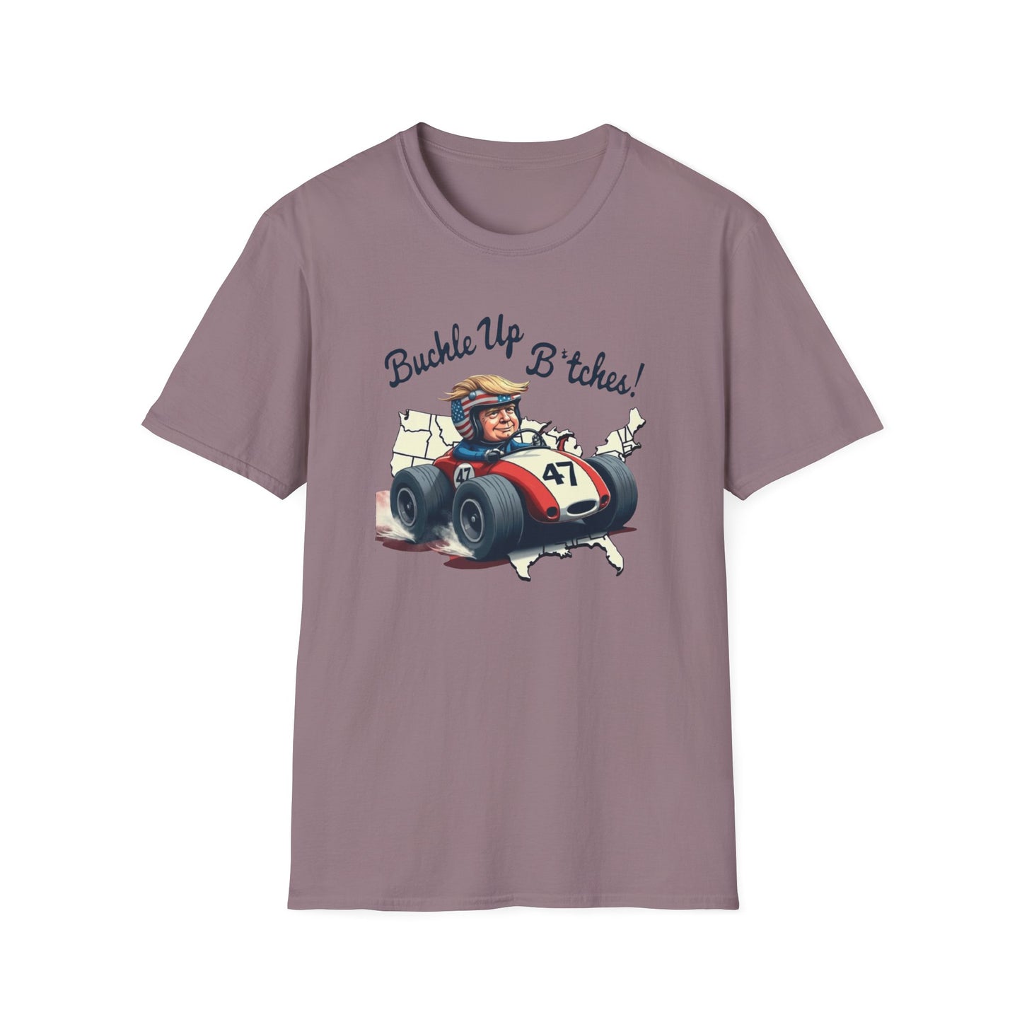 Buckle Up B*tches Unisex T-Shirt, Funny Graphic Tee, Racing Enthusiast Gift, Casual Wear, Birthday Apparel - Psychonaut Swag