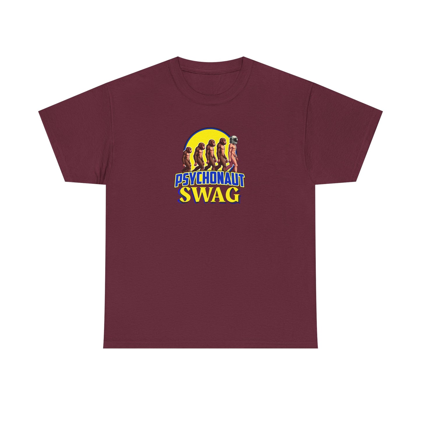 Psychonaut swag small biz, Heavy Cotton Tee, Cool Graphic T-Shirt, Streetwear Top, Gift for Psychonauts, Fun Casual Wear