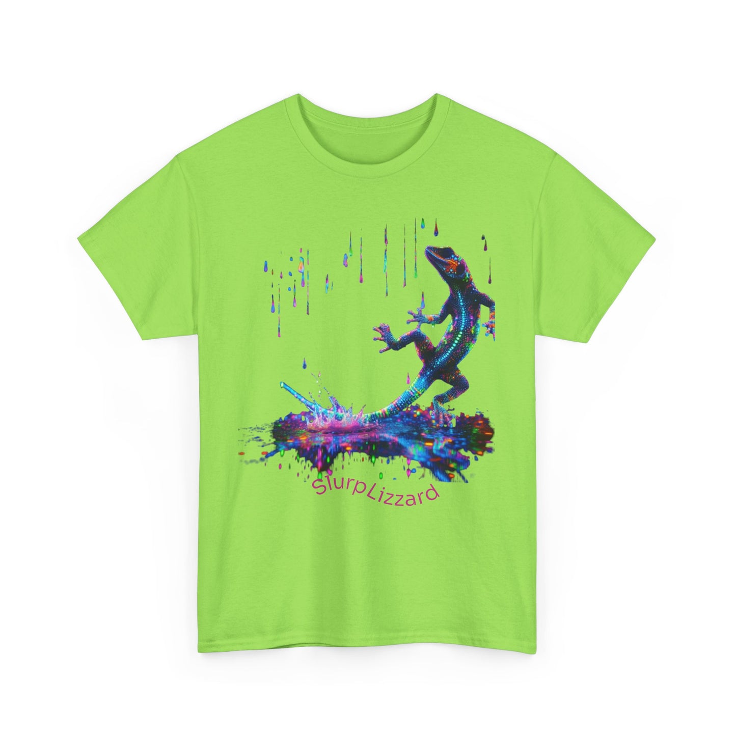 Slurp Lizzard, Unisex Heavy Cotton Tee - Psychonaut Swag