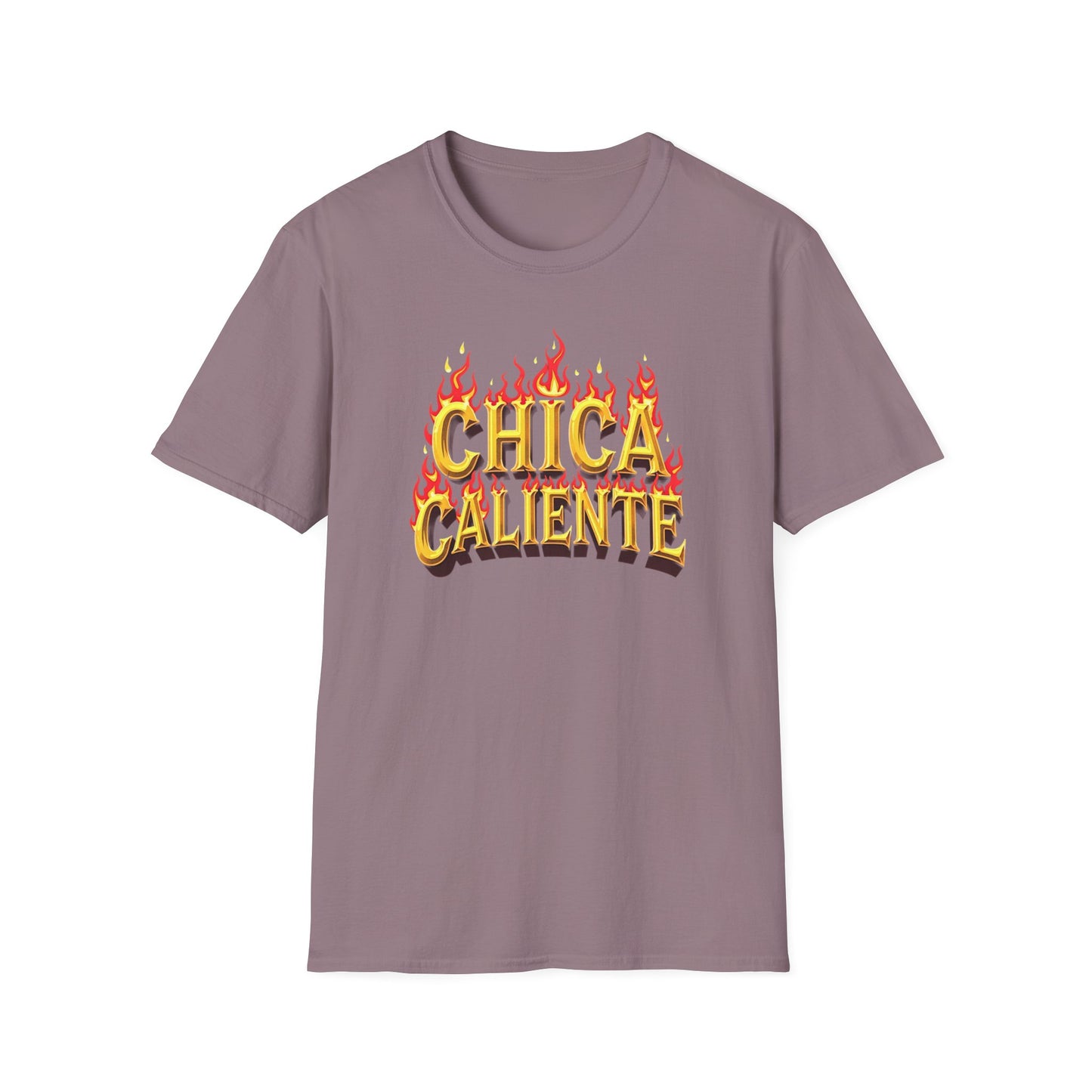 Hot Chick, Flame T-Shirt, Trendy Graphic Tee, Chica Caliente Shirt, Gift for Her, Summer Fashion, Casual Style - Psychonaut Swag
