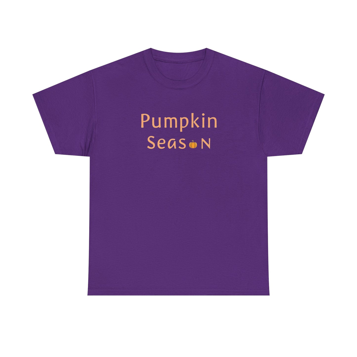 Pumpkin Season Unisex Heavy Cotton Tee, Fall Apparel, Halloween Shirt, Thanksgiving Tee, Cozy Autumn Fashion, Seasonal Wear