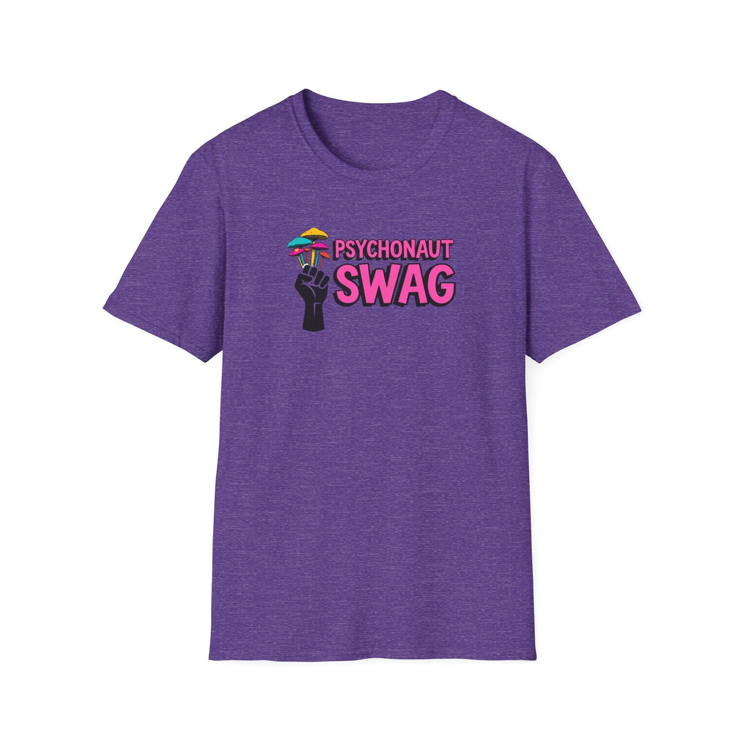 Fistful of Shrooms, Pyschonaut Swag Staple, Psychedelic Graphic T-Shirt, Humor Apparel for Psychedelic Lovers, Perfect for Festivals, Casual Wear, Gift for Friends - Psychonaut Swag