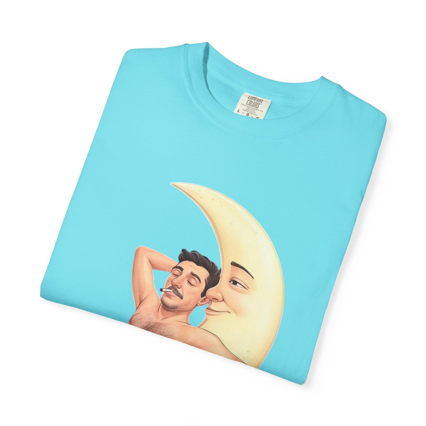 Spark got me to the Moon, Unisex Garment-Dyed T-shirt - Psychonaut Swag