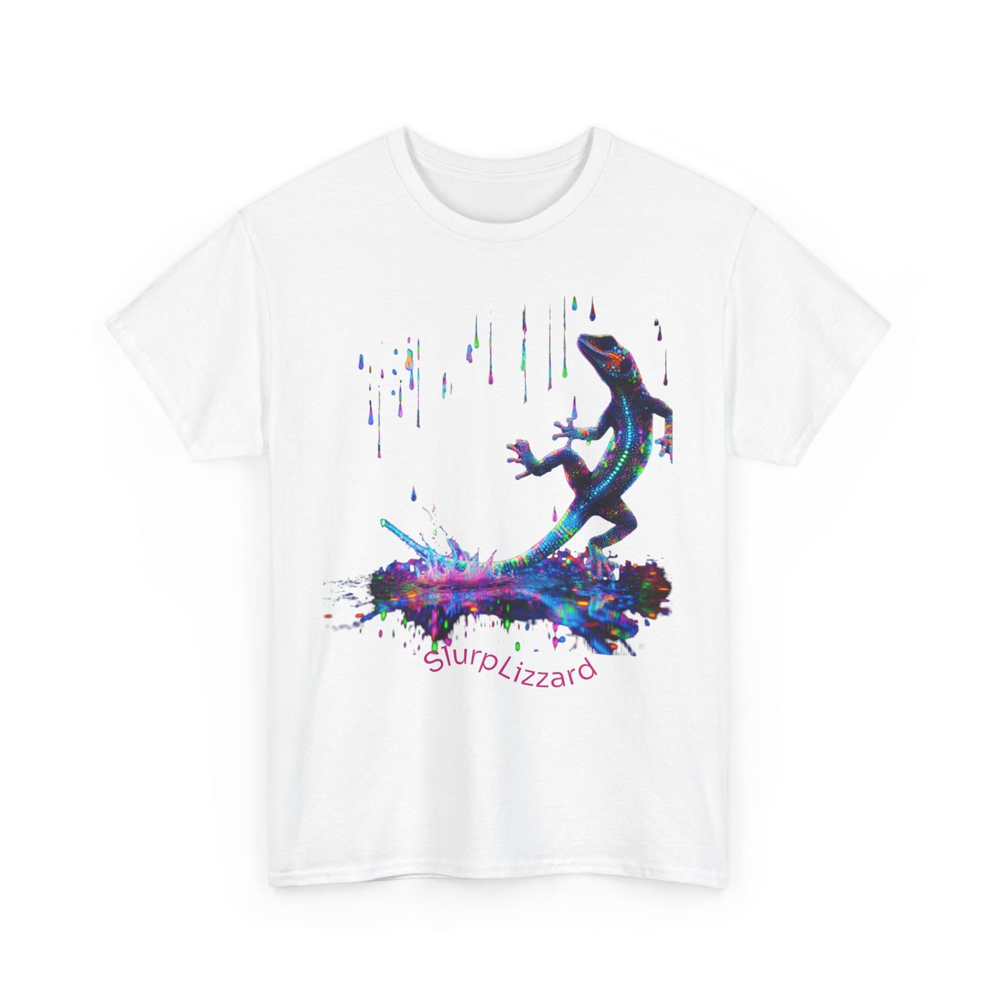 Slurp Lizzard, Unisex Heavy Cotton Tee - Psychonaut Swag
