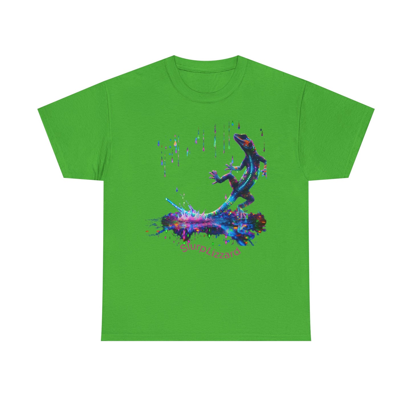 Slurp Lizzard, Unisex Heavy Cotton Tee - Psychonaut Swag