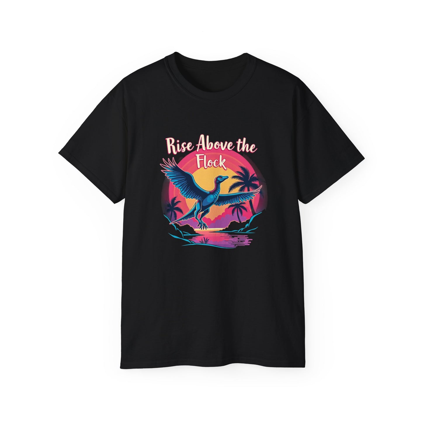 Rise Above the Flock Unisex Ultra Cotton Tee - Tropical Vibe Shirt - Psychonaut Swag
