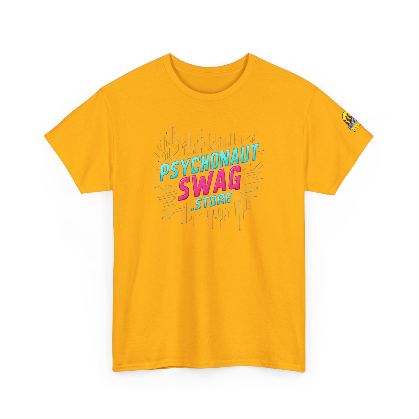 Psychonaut Swag, Human Billboard, Unisex Heavy Cotton Tee