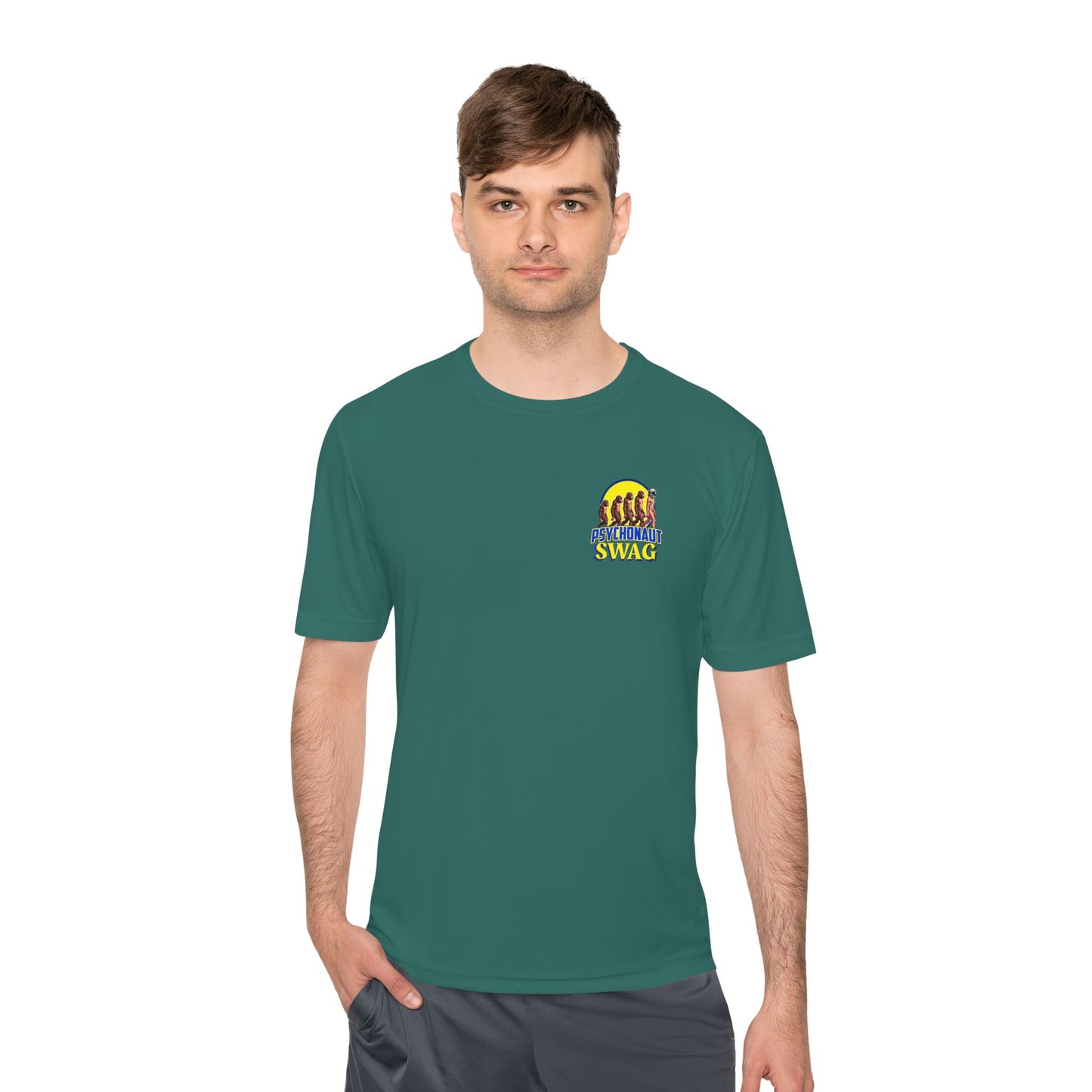 Psychonaut Swag, Small Biz, Unisex Moisture Wicking Tee, Workout Shirt, Gift for Car Enthusiasts, Casual Wear, Summer Activewear