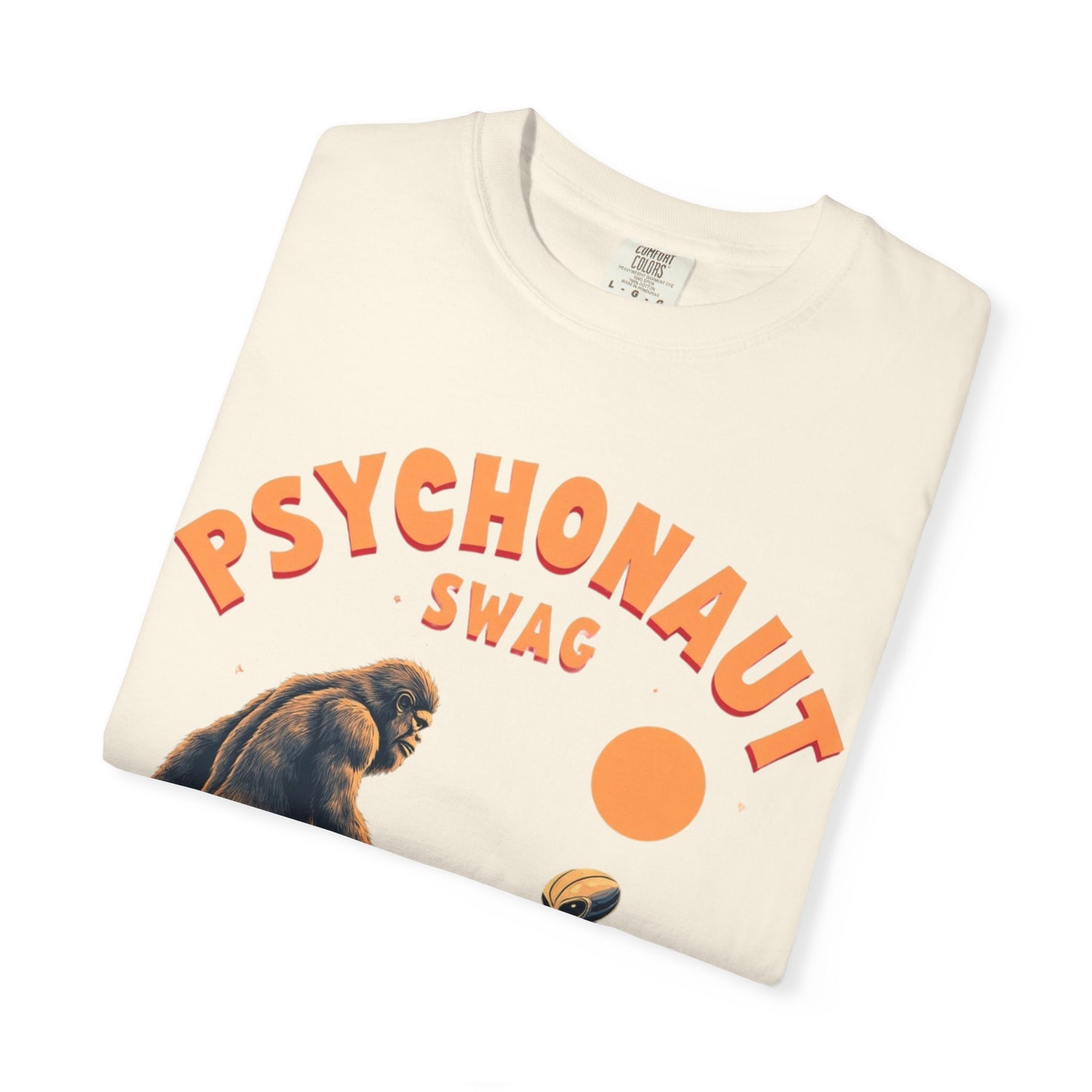 Alien vs Bigfoot, Psychonaut Swag Unisex T-Shirt, Funny Graphic Tee, Unique Gift for Gamers, Outdoor Lovers, Birthday, Casual Wear - Psychonaut Swag