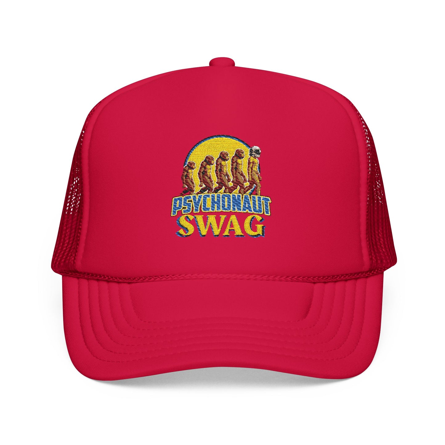 Psychonaut swag small biz, Trucker Hat, Retro Snapback Cap for Festivals, Embroidered Swag for Psychonauts, Perfect Gift for Music Lovers