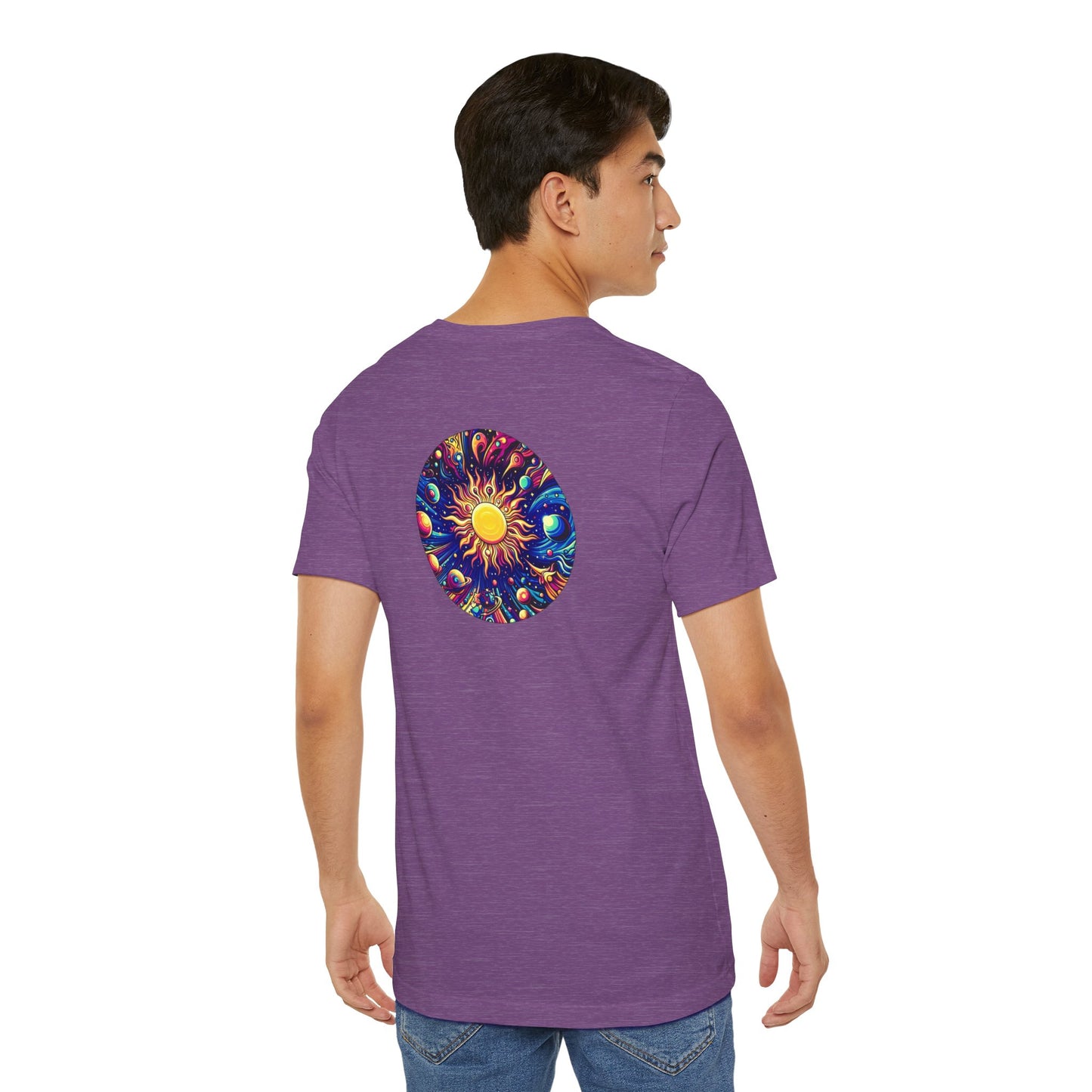 Psychonaut Staple solar system, Unisex Jersey Short Sleeve Tee - Psychonaut Swag