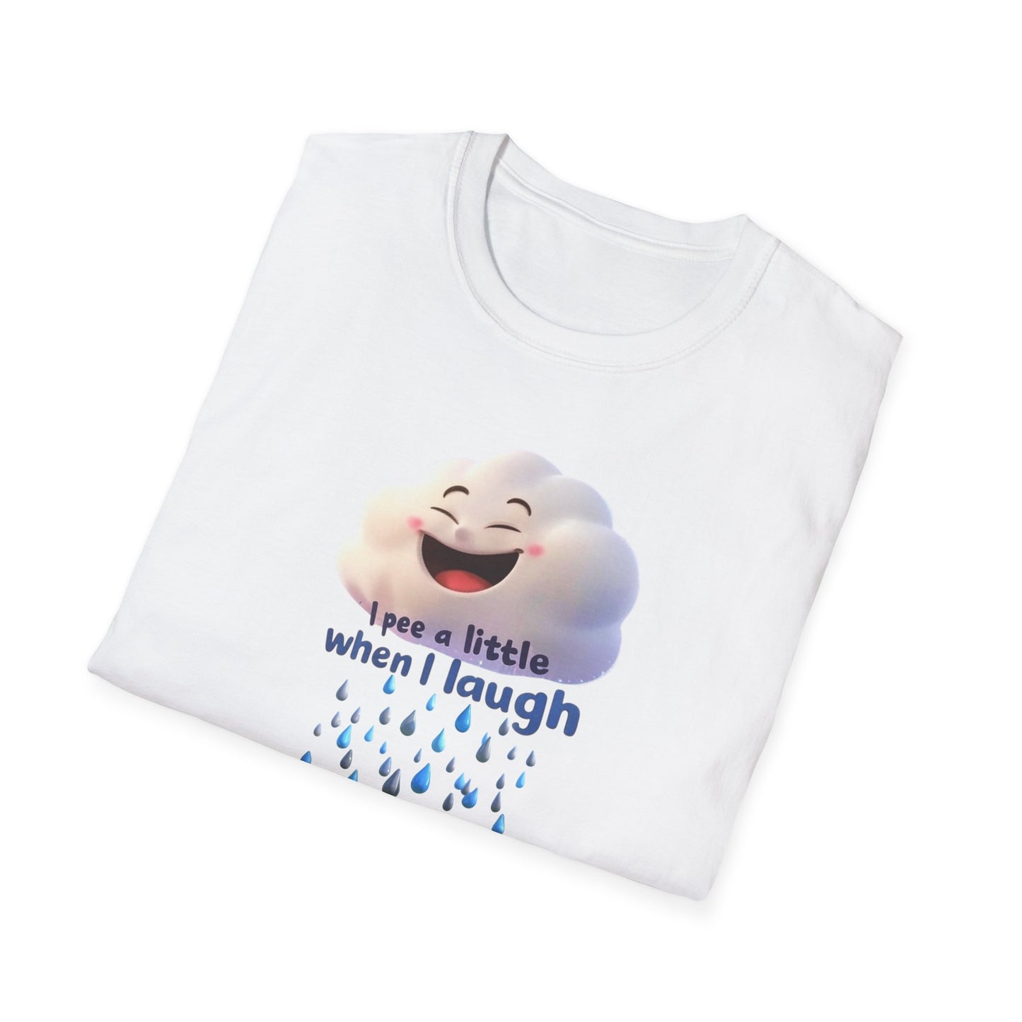 Cloud Laughing Causes Rains, Unisex Softstyle T-Shirt