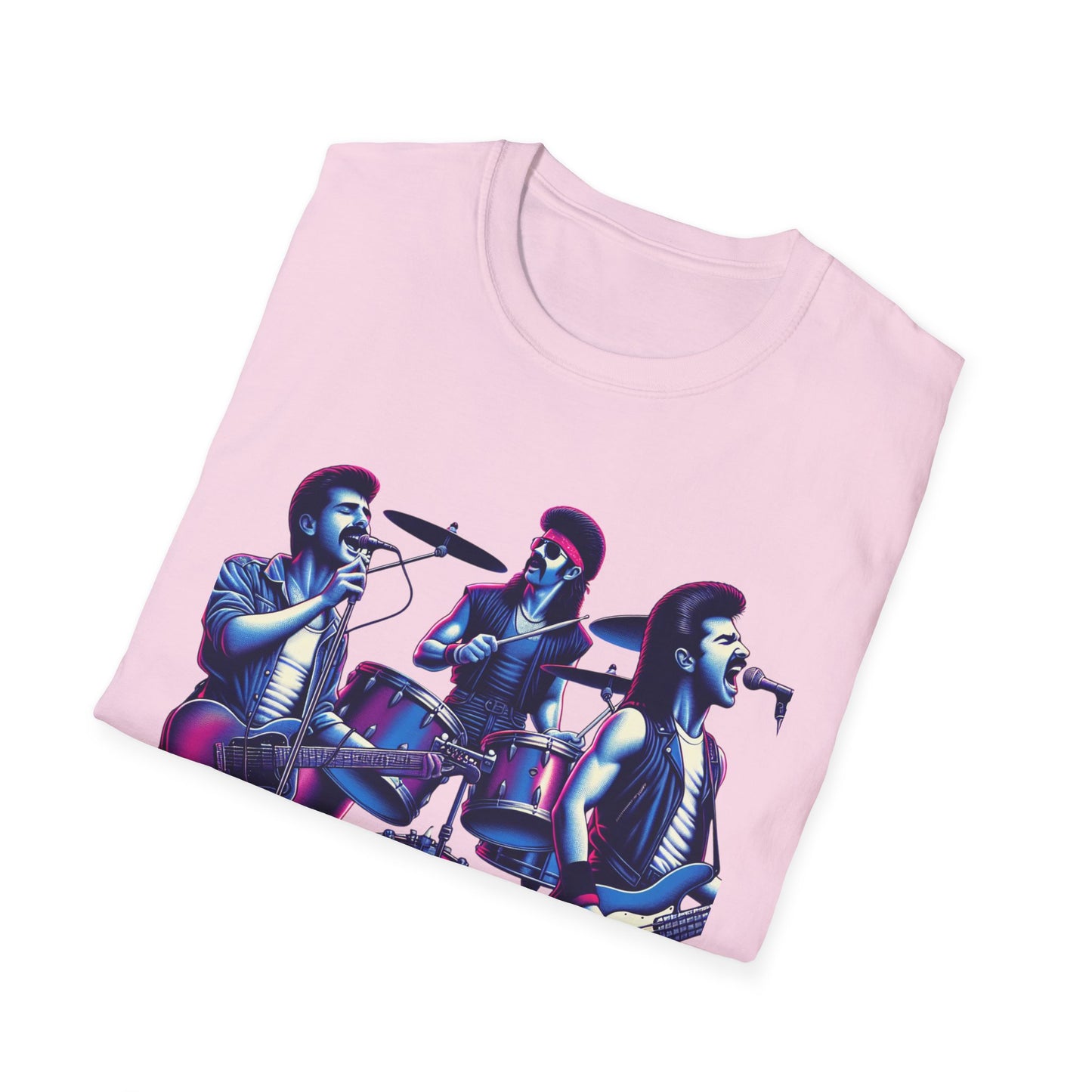 The Kentucky Waterfall, Retro Music Band Unisex Softstyle T-Shirt - Perfect for Concerts and Festivals - Psychonaut Swag