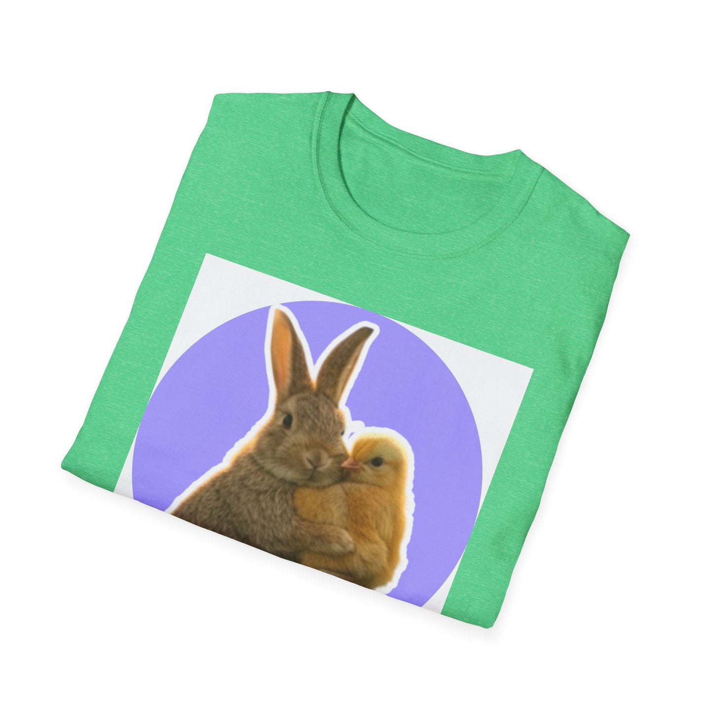 Easter Bunny and Chic, Unisex Softstyle T-Shirt
