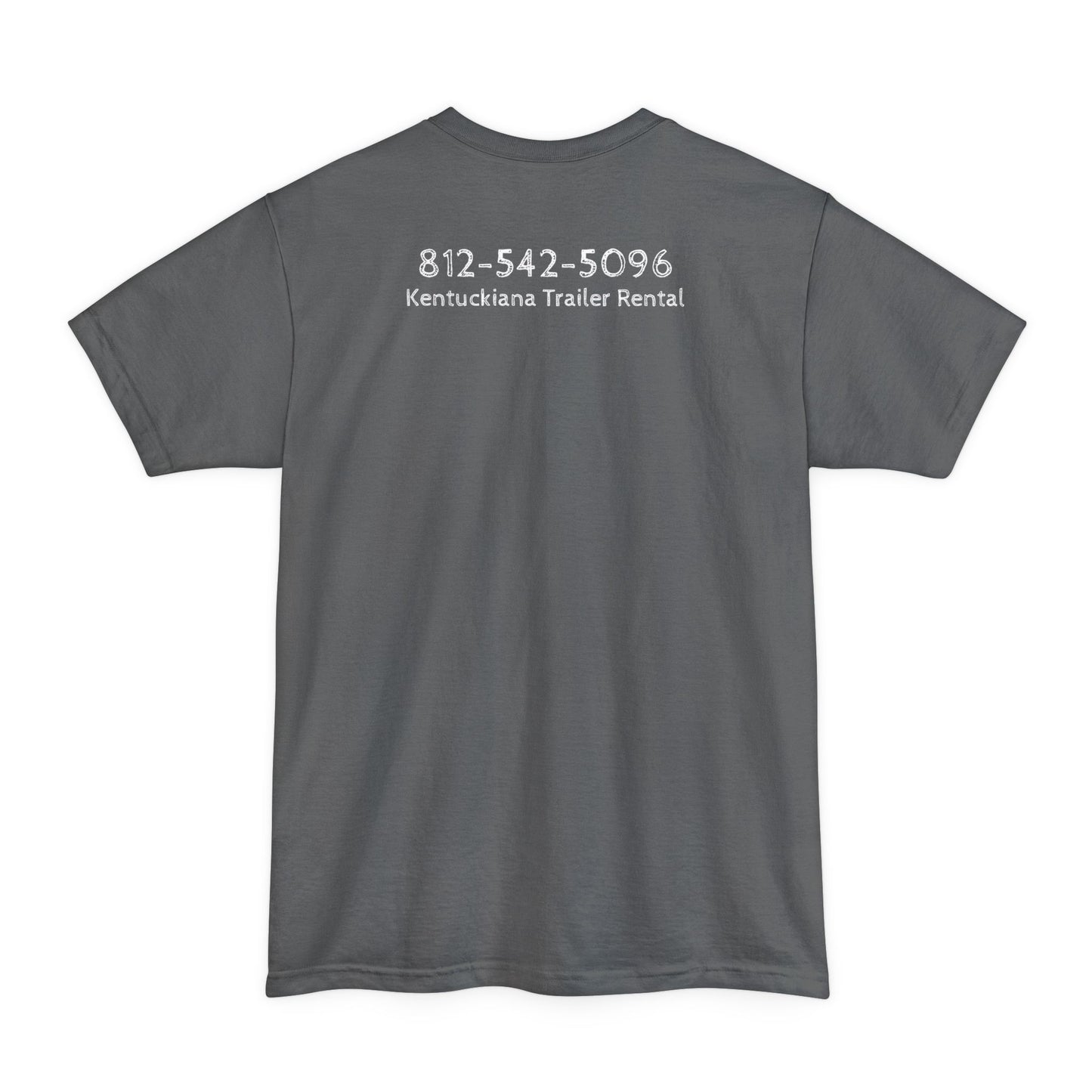 Tall mock1, Kentuckiana small biz swag, T-Shirt | Casual Souvenir Tee, Road Trip Gear, Gift for Trailer Owners, Fun Outdoor Wear, Unisex Apparel