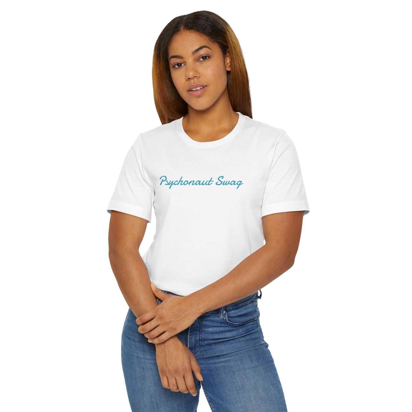 Psychonaut Staple, Alien Float, Unisex Jersey T-Shirt - Psychonaut Swag