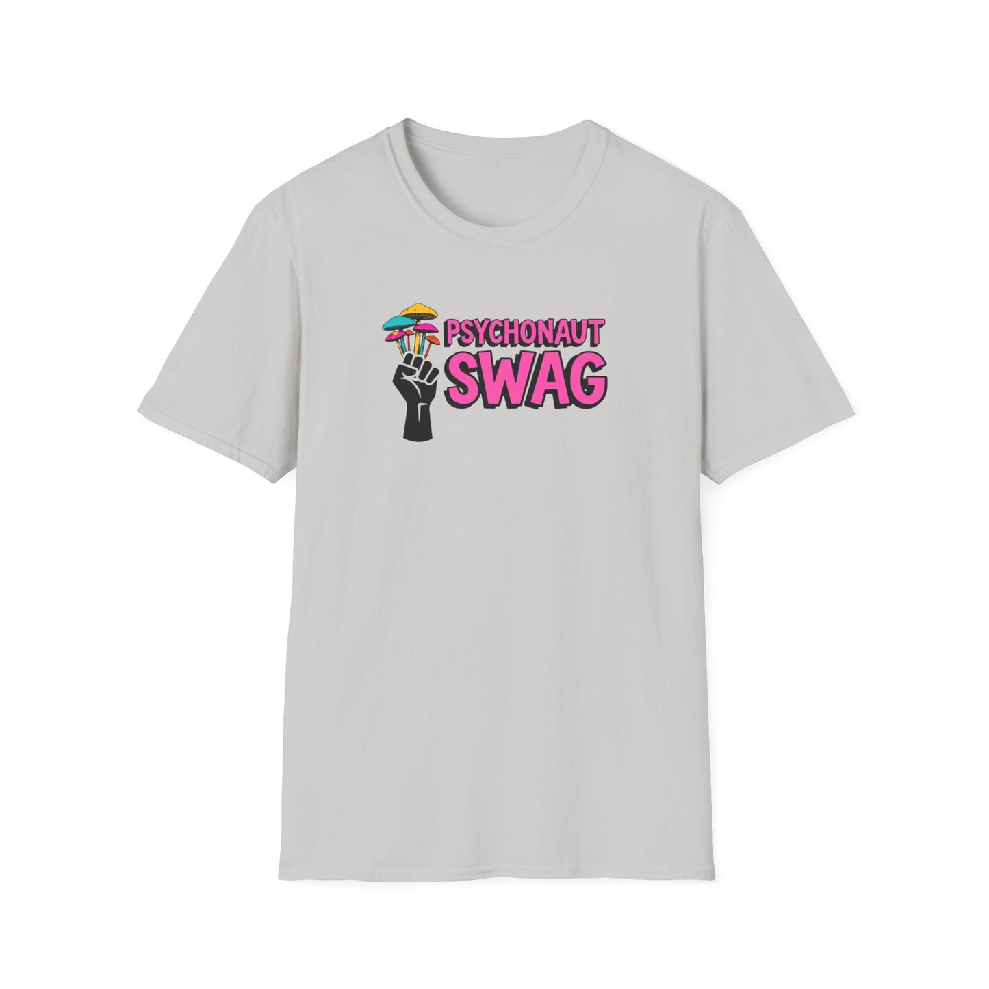 Fistful of Shrooms, Pyschonaut Swag Staple, Psychedelic Graphic T-Shirt, Humor Apparel for Psychedelic Lovers, Perfect for Festivals, Casual Wear, Gift for Friends - Psychonaut Swag