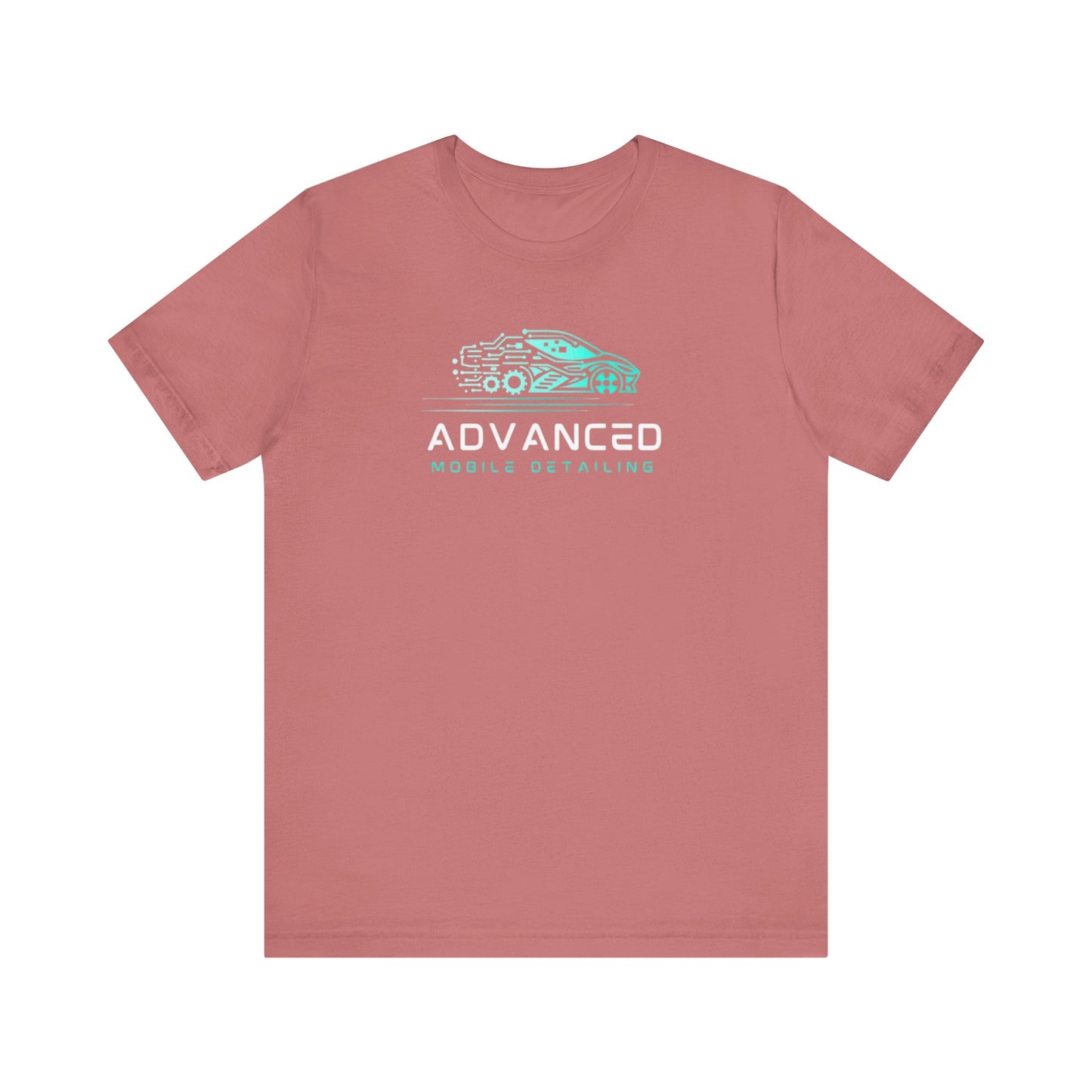 Advanced Mobile Detailing, Super soft style, Unisex Tee, Car Enthusiast Shirt, Automotive Gift, Stylish Car Wash Tee, Perfect for Mechanics, Birthday or Holiday Gift