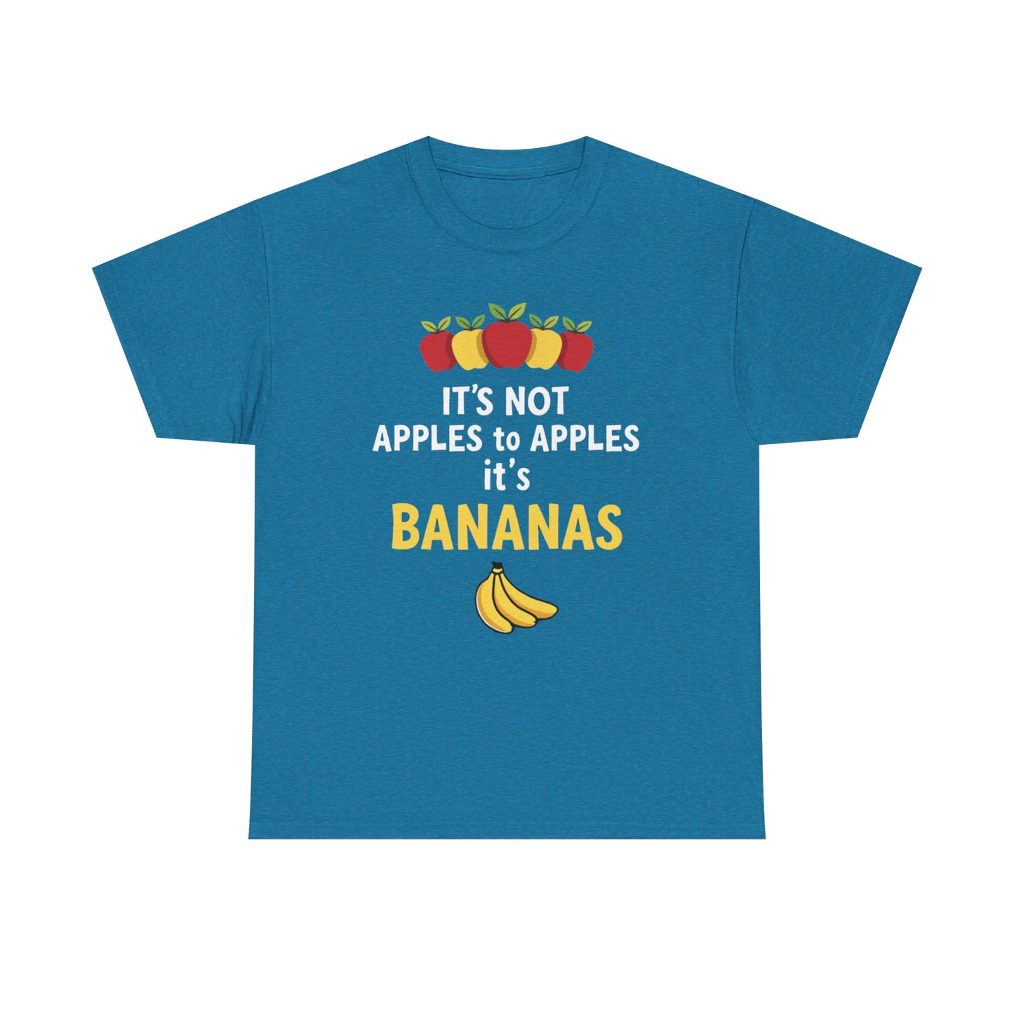 Funny Banana T-Shirt: It's Not Apples to Apples, Cute Graphic Tee for Food Lovers, Gift for Birthdays, Casual Wear, Humor Shirt - Psychonaut Swag