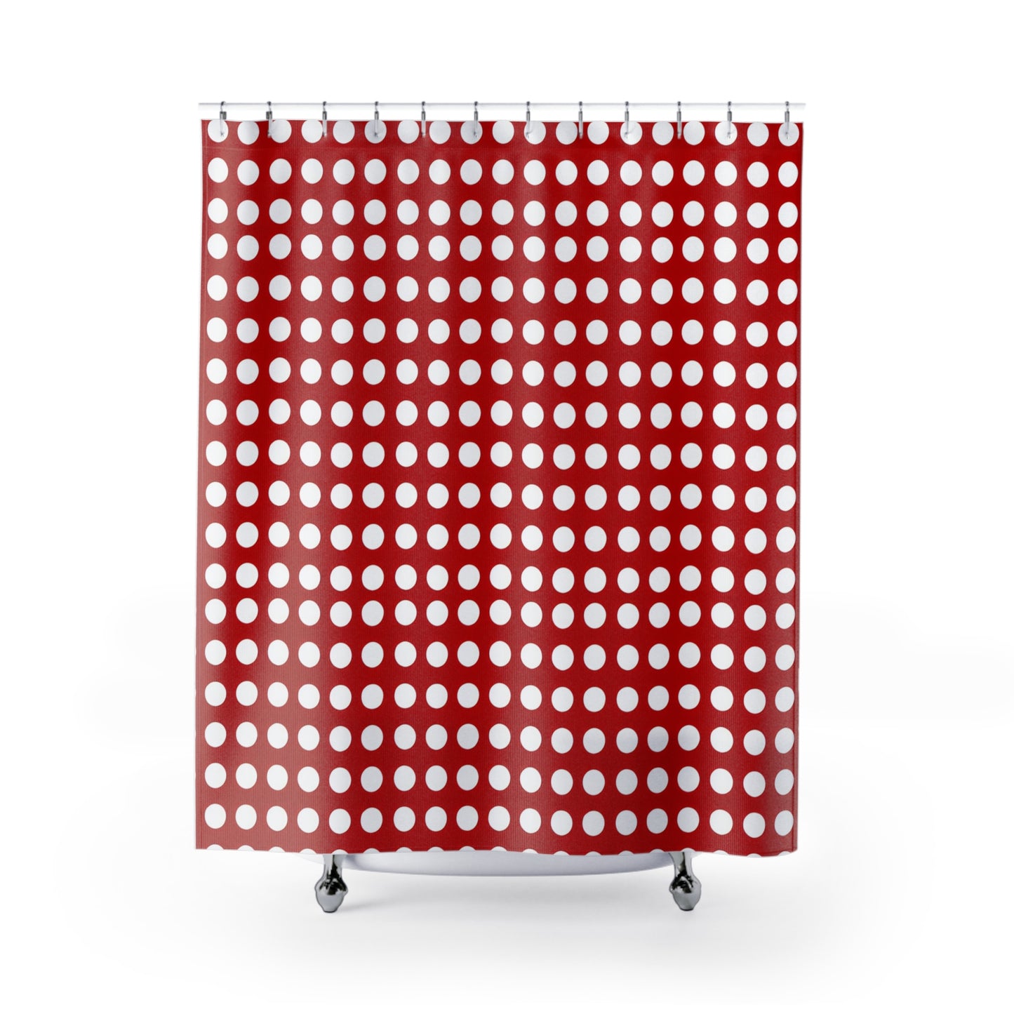 Retro Polka Dot Shower Curtain - Retro 80's Movie Referance - Psychonaut Swag