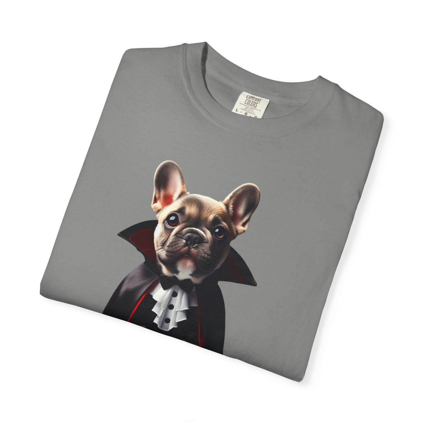 Funny French Bulldog Vampire T-Shirt, Pet Lover Gift, Halloween Costume Tee, Dog Theme Apparel, Unisex Graphic Shirt