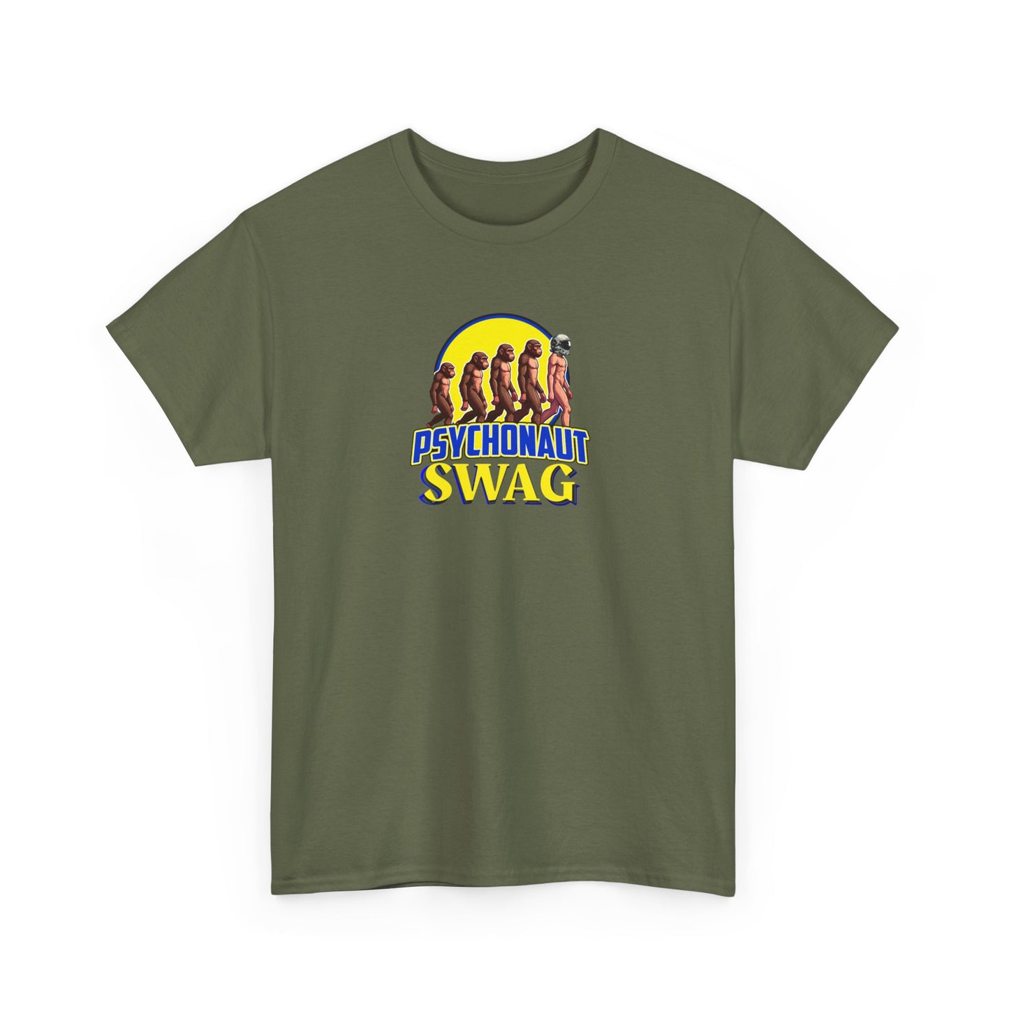 Psychonaut Basic tee, (Small Biz),  Unisex Heavy Cotton Tee, Psychedelic T-Shirt, Gifts for Festival Lovers, Unisex Graphic Tee, Casual Wear, Summer Vibes