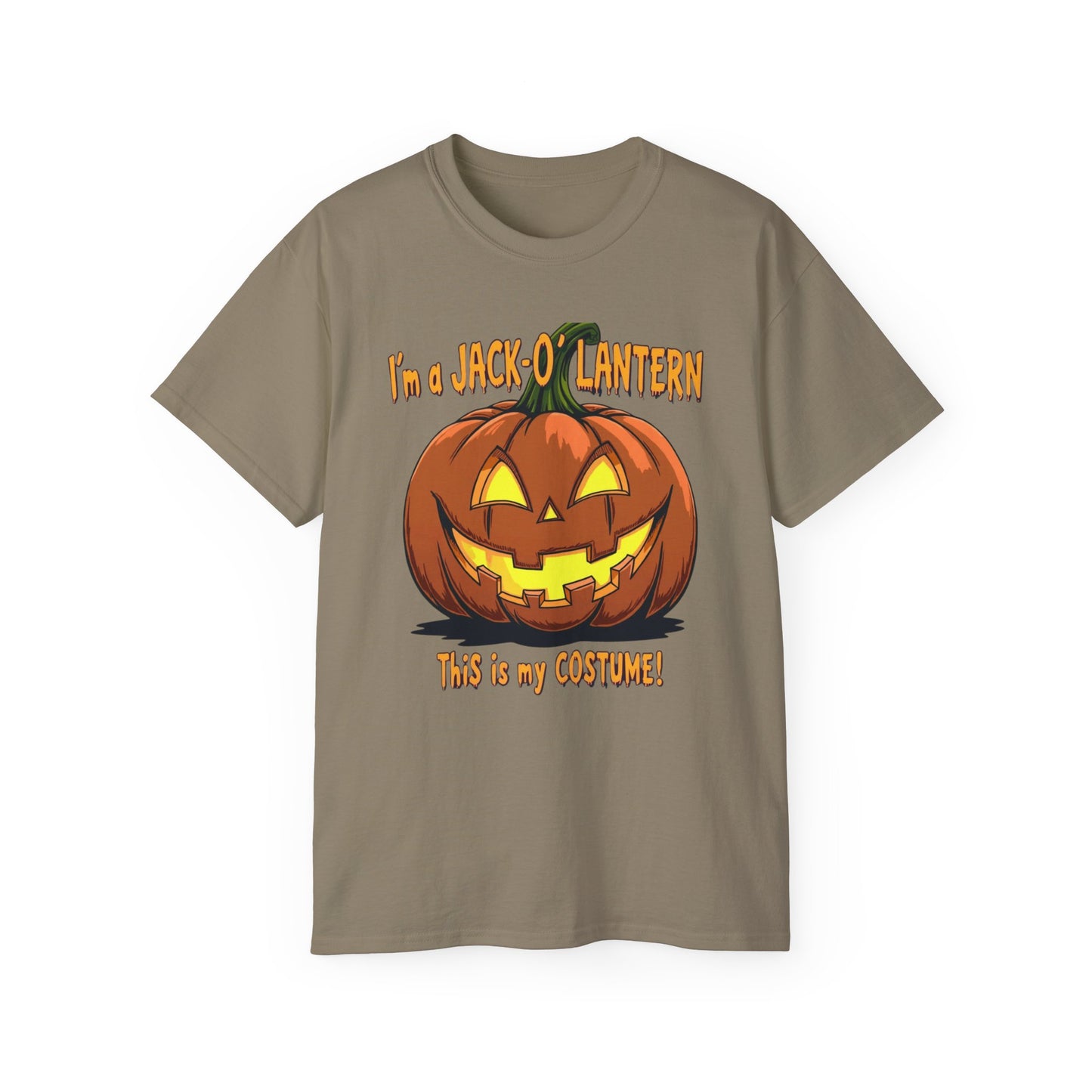 Halloween Jack-O'-Lantern Unisex Tee, Funny Costume Shirt, Spooky Festive Apparel, Halloween Party Gift, October Celebration Outfit
