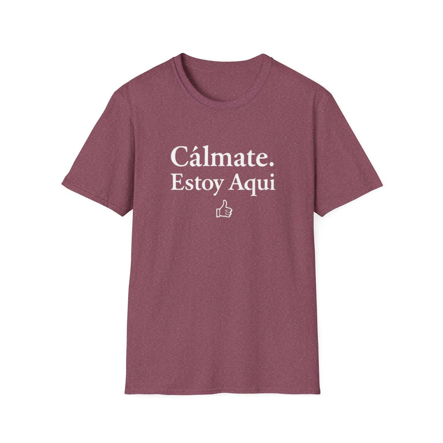 Calm down I’m here, Affirmation Unisex T-Shirt, Relax Shirt, Mindfulness Tee, Casual Wear, Gift for Yoga Lovers, Self-Care Reminder - Psychonaut Swag