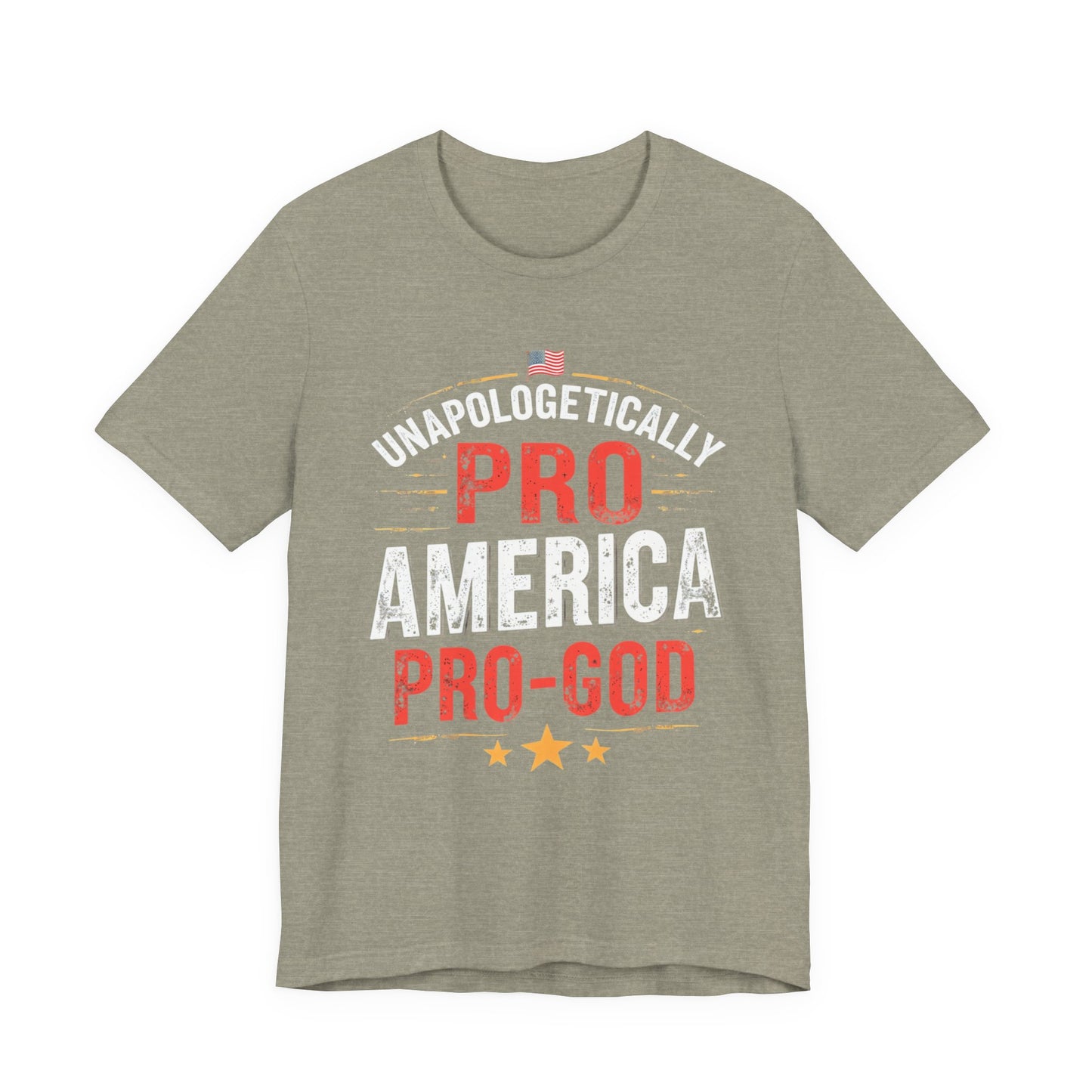 Pro-America Pro-God Tee - Patriotic Jersey T-Shirt - Psychonaut Swag