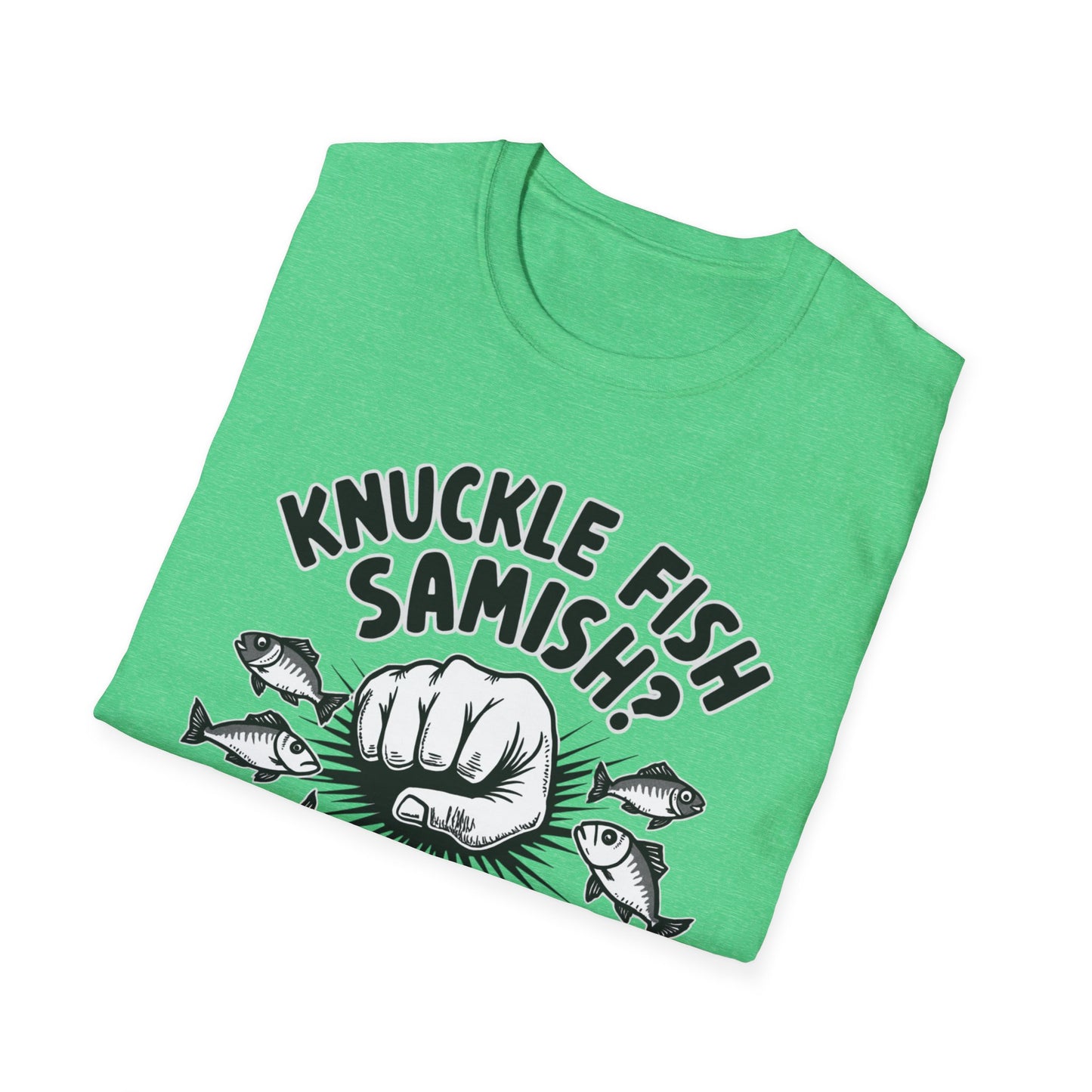 Knuckle Fish Samish, T-Shirt, Perfect for Anglers, Gift for Fishermen, Casual Wear, Outdoor Activities, Humor Shirt