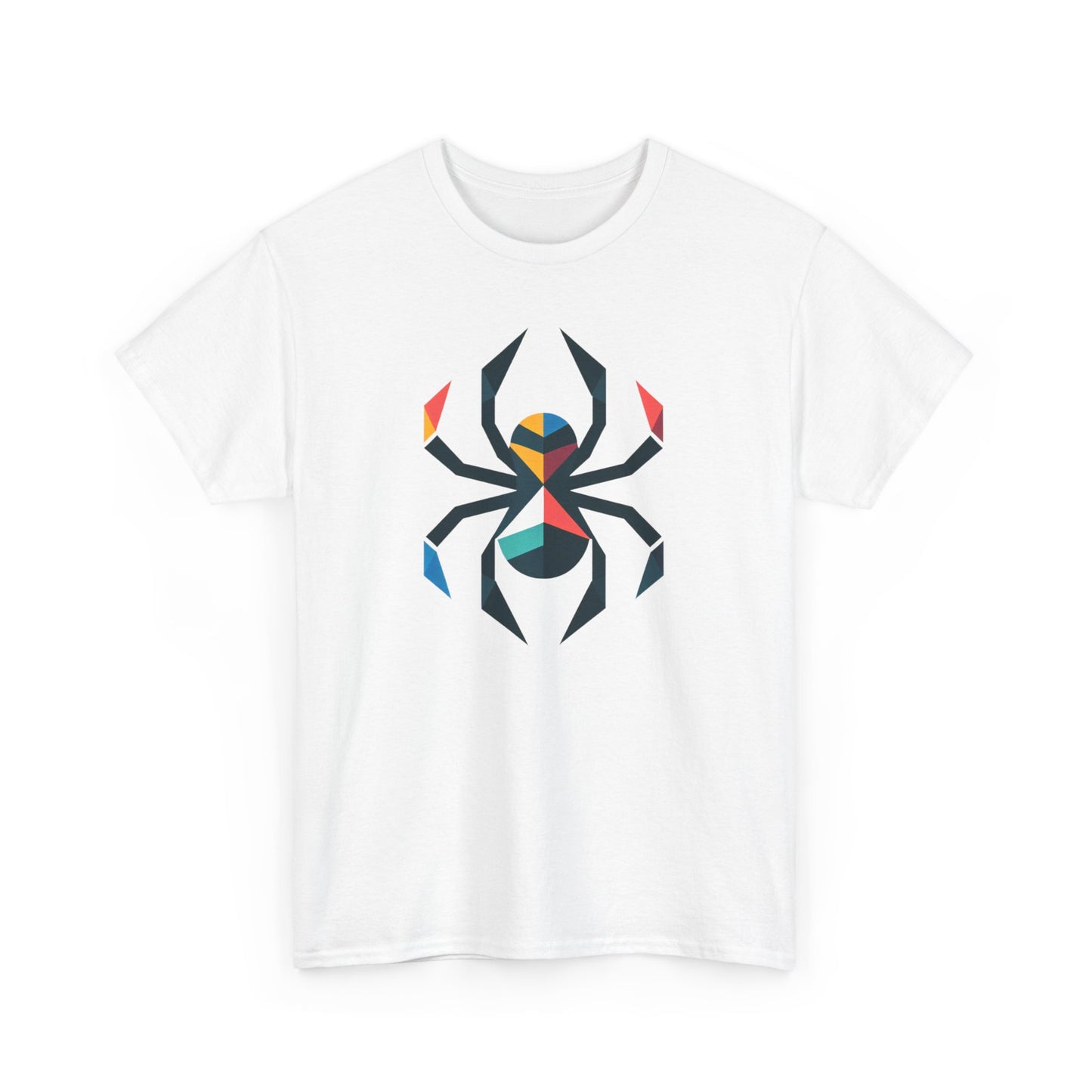 Colorful Spider, Graphic Unisex Heavy Cotton Tee - Psychonaut Swag