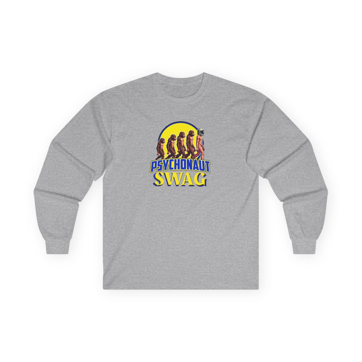 Psychonaut swag, small biz Long Sleeve Tee - Unisex Cotton Shirt for Festival Vibes, Casual Wear, Gift for Music Lovers, Streetwear, Retro Style