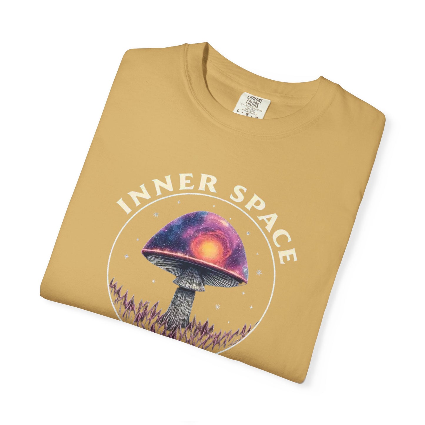 Inner Space Explorer T-Shirt, Unisex Graphic Tee, Cosmic Mushroom Apparel, Gift for Nature Lovers, Casual Wear for Adventurers - Psychonaut Swag