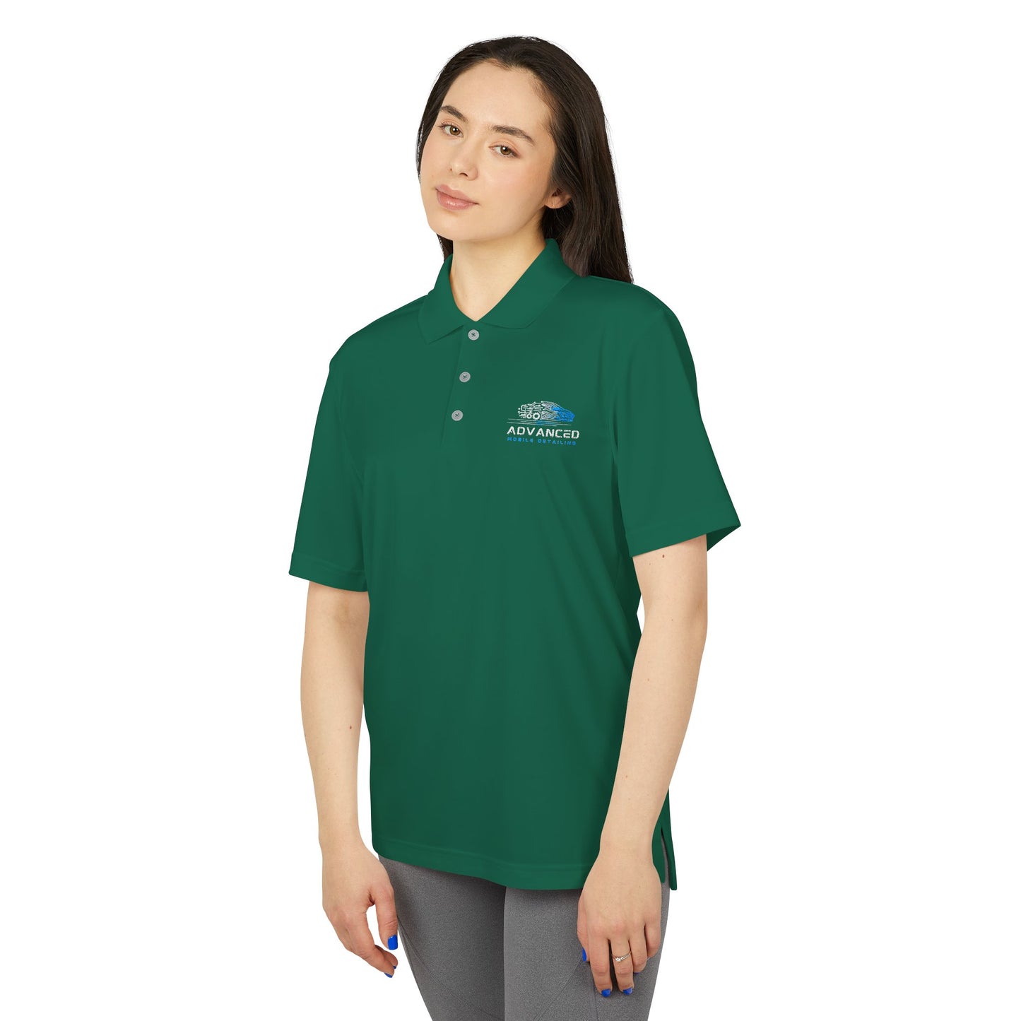 Advanced Mobile, adidasPolo, Athletic Wear, Casual Outing, Sports Gift, Summer Apparel, Team Uniform, Comfortable Fit