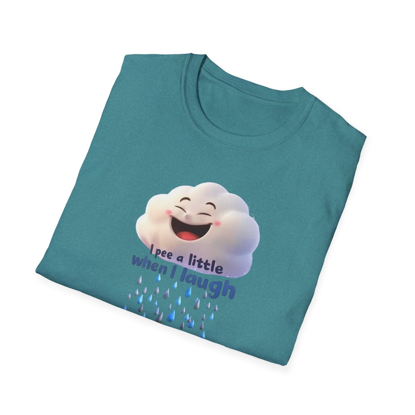 Cloud Laughing Causes Rains, Unisex Softstyle T-Shirt
