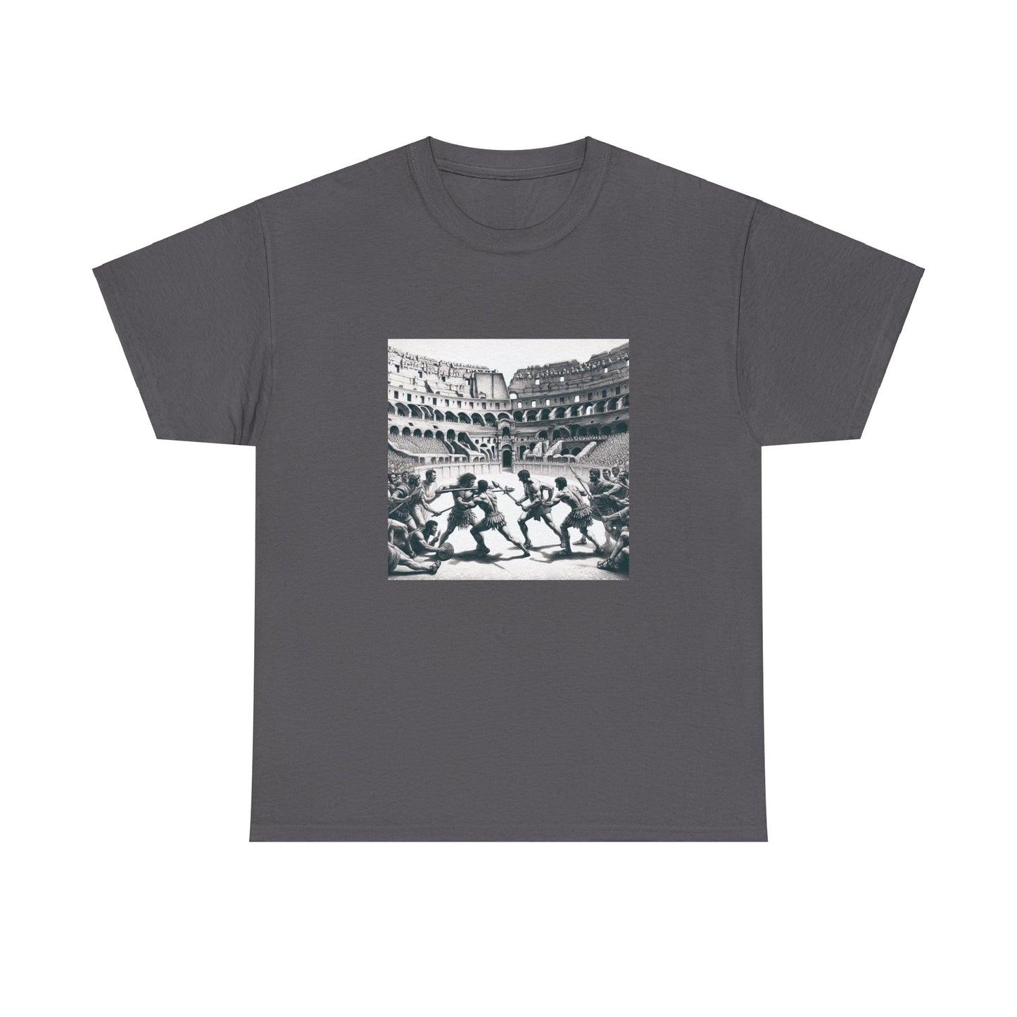 Gladiator, fight Unisex Heavy Cotton Tee - Psychonaut Swag