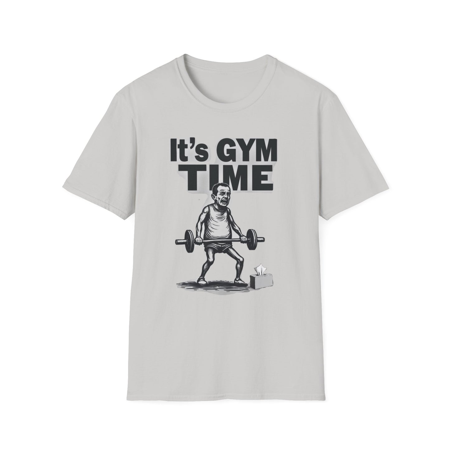 It's Gym Time T-Shirt, Motivational Workout Shirt, Fitness Apparel, Gift for Gym Lovers, Casual Sport Tee - Psychonaut Swag
