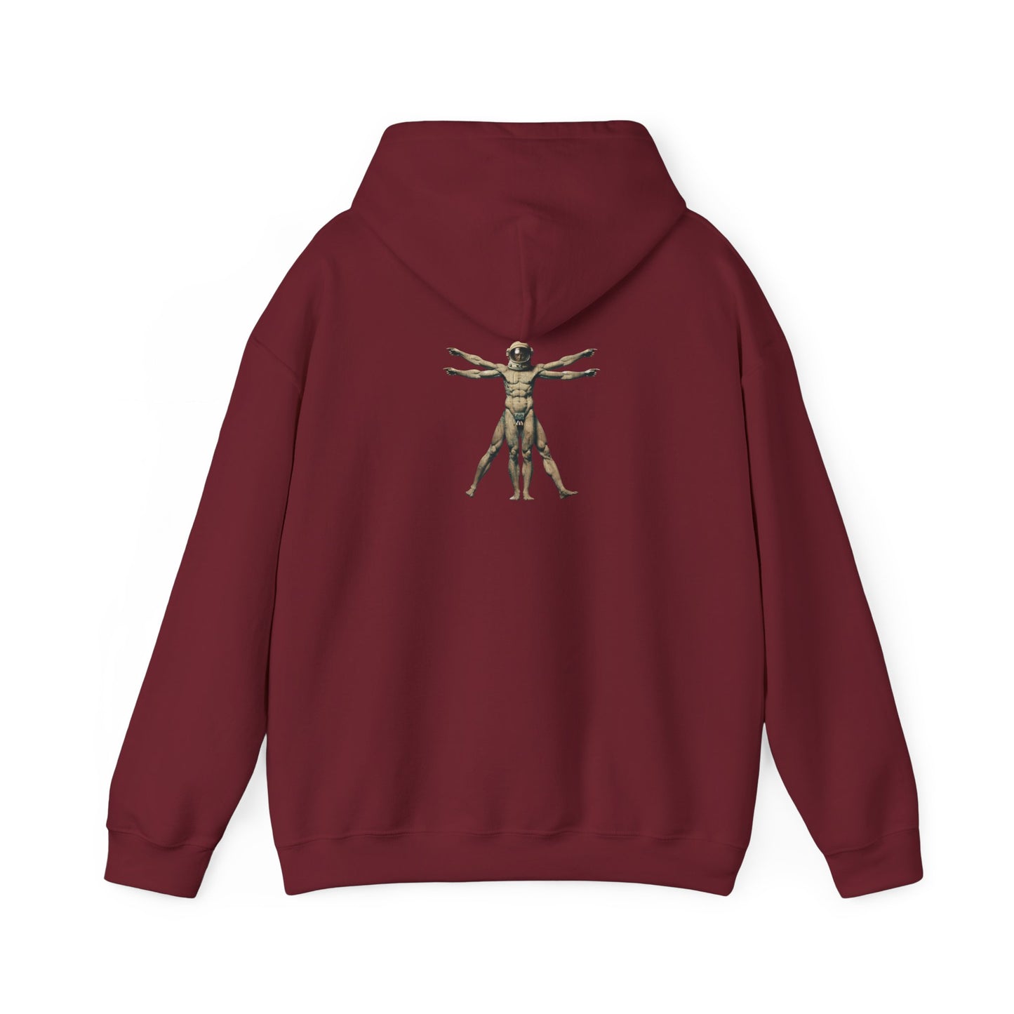 Psychonaut Staple, Vitruvian Hoody,Unisex Heavy Blend™ Hooded Sweatshirt - Psychonaut Swag